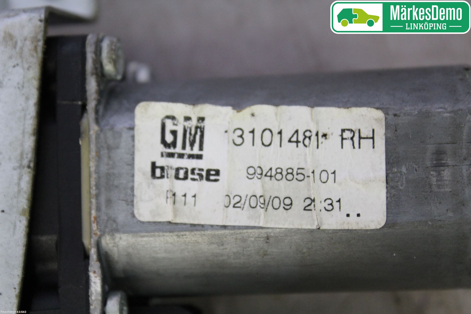 Opel ASTRA H 04-12 Fönsterhiss El Kompl