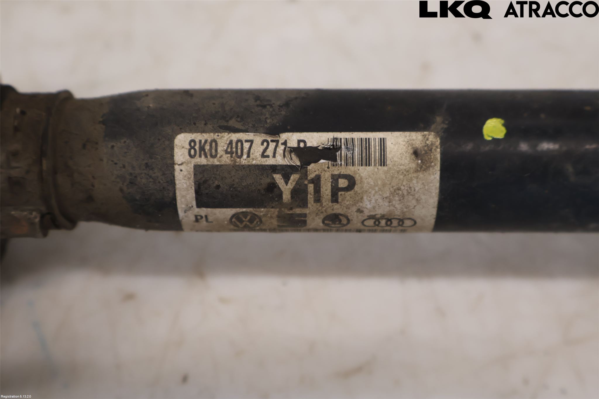 Audi A5 07-16 Drivaxel Fram Vänster
