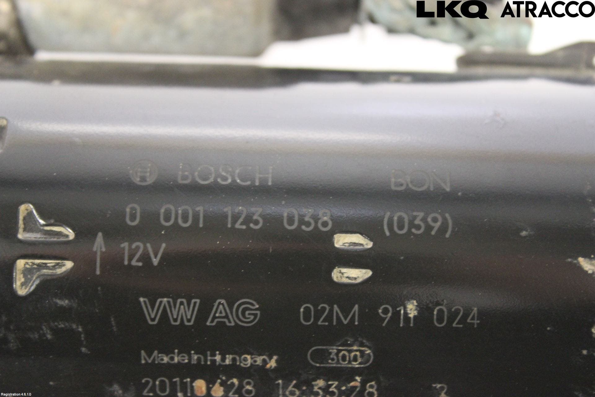 Volkswagen VW CADDY 11-15 Startmotor Diesel