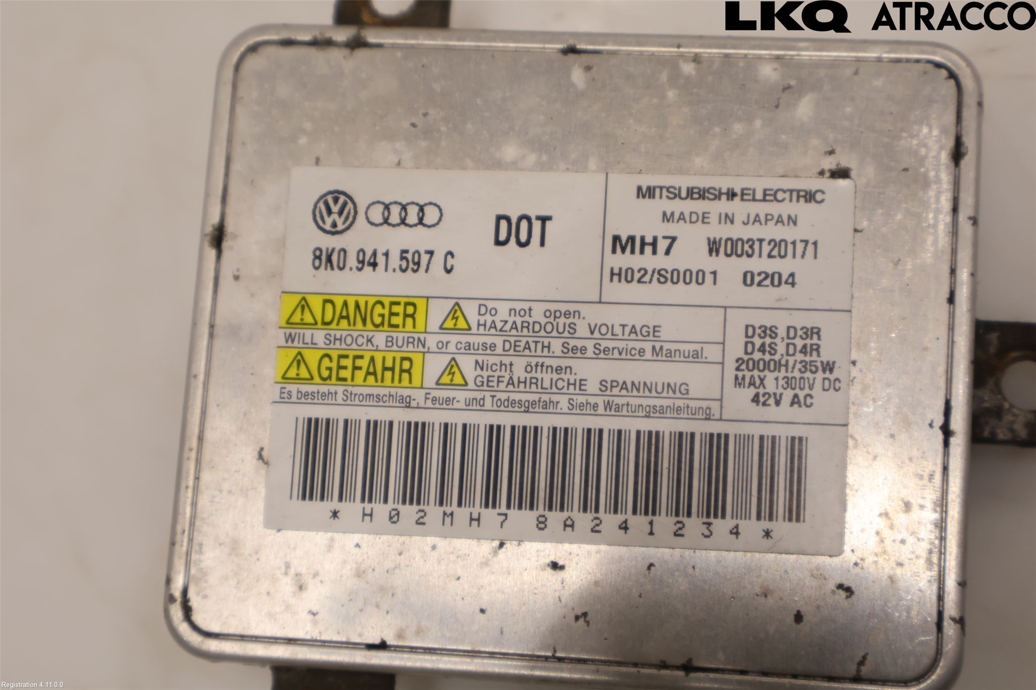 Audi A4/S4 08-11 Styrenhet Strålkastare