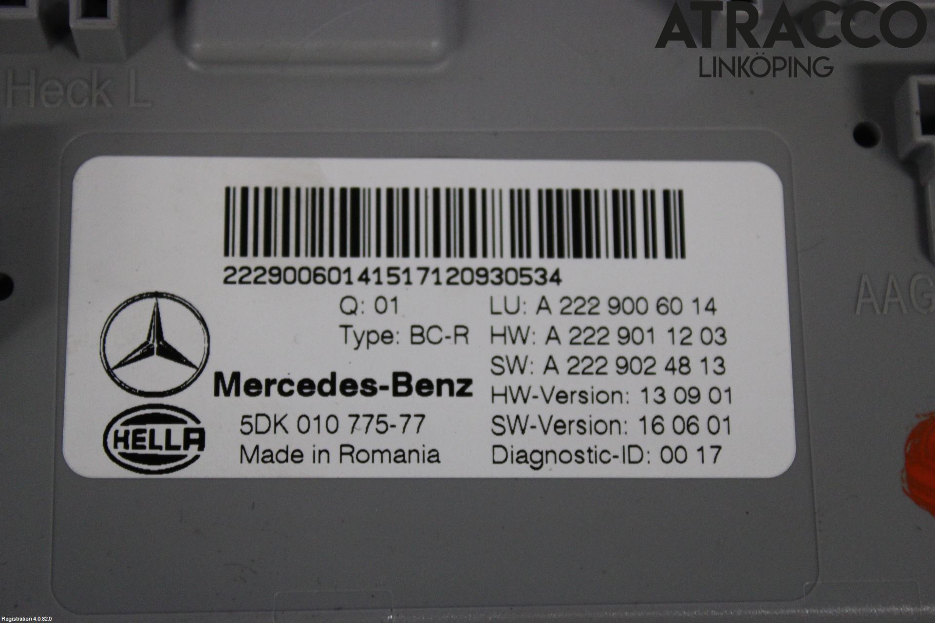 Mercedes-Benz MB C-KLASS (W205) 14-21 Styrenhet Övrigt