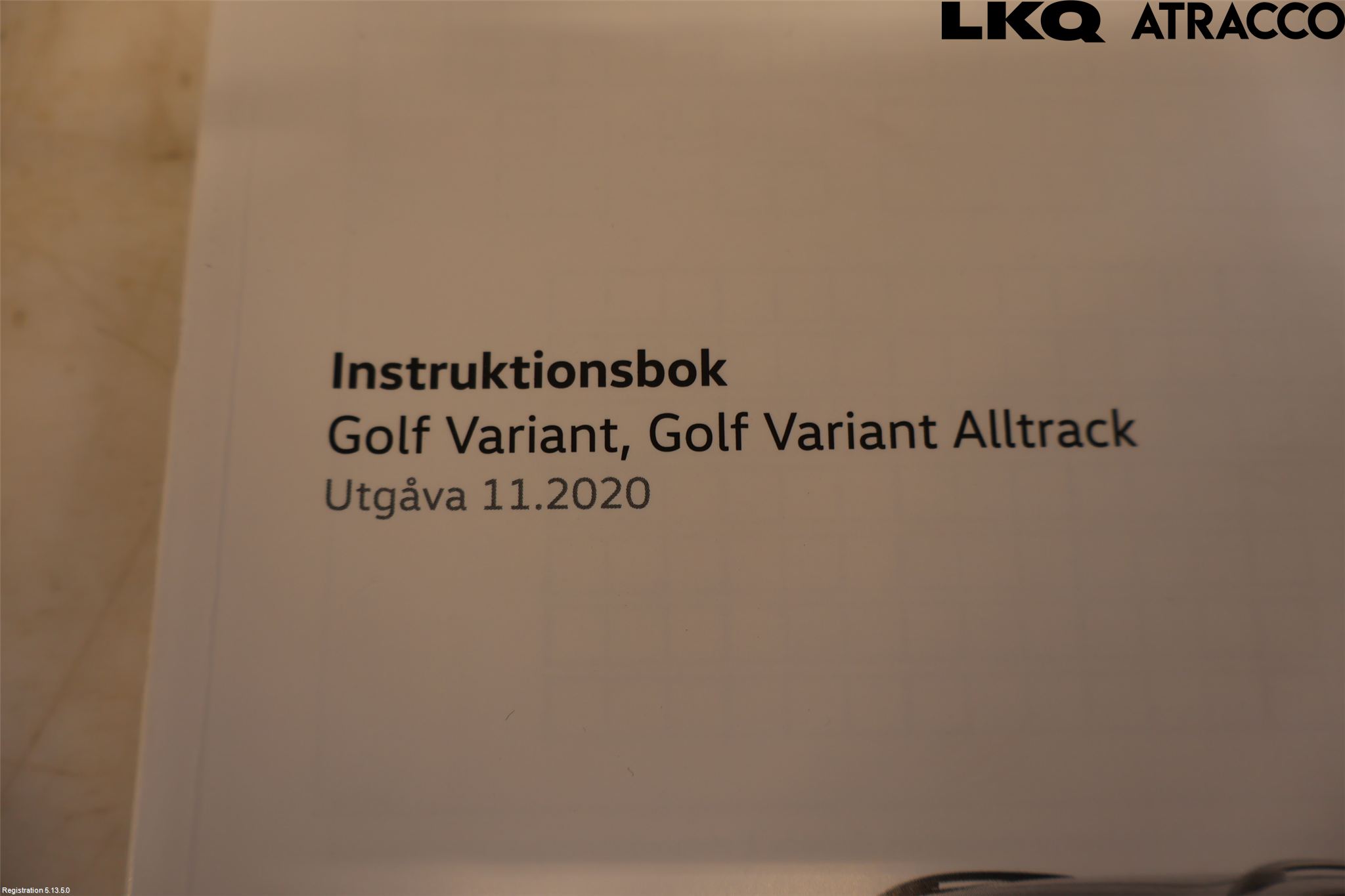 Volkswagen VW GOLF / E-GOLF VIII 20- Instruktionsbok