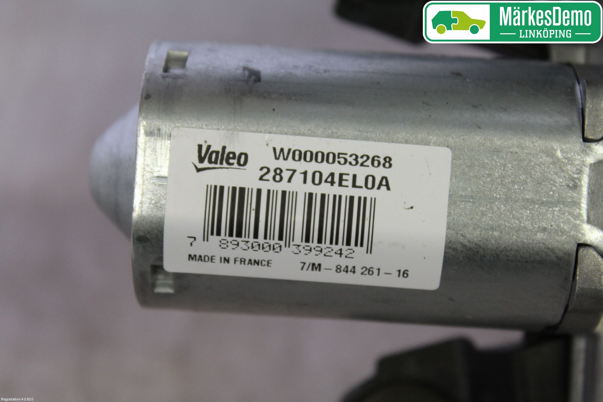 Nissan QASHQAI 14-17 Torkarmotor Baklucka