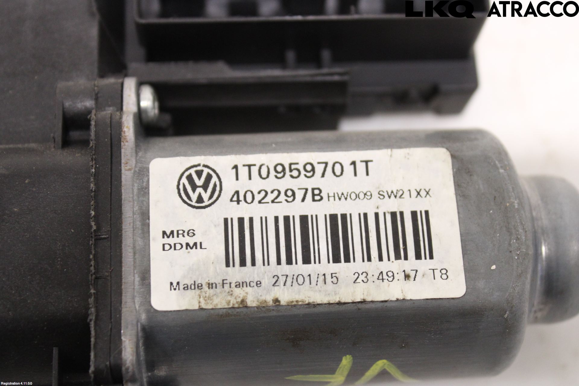 Volkswagen VW CADDY 11-15 Fönsterhissmotor
