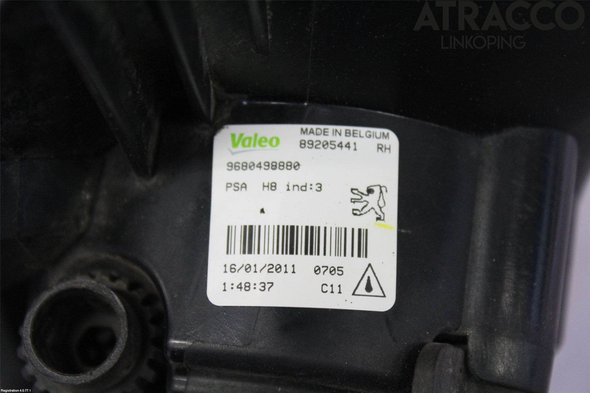 Peugeot 308 08-13 Dimljus-Varselljus Fram