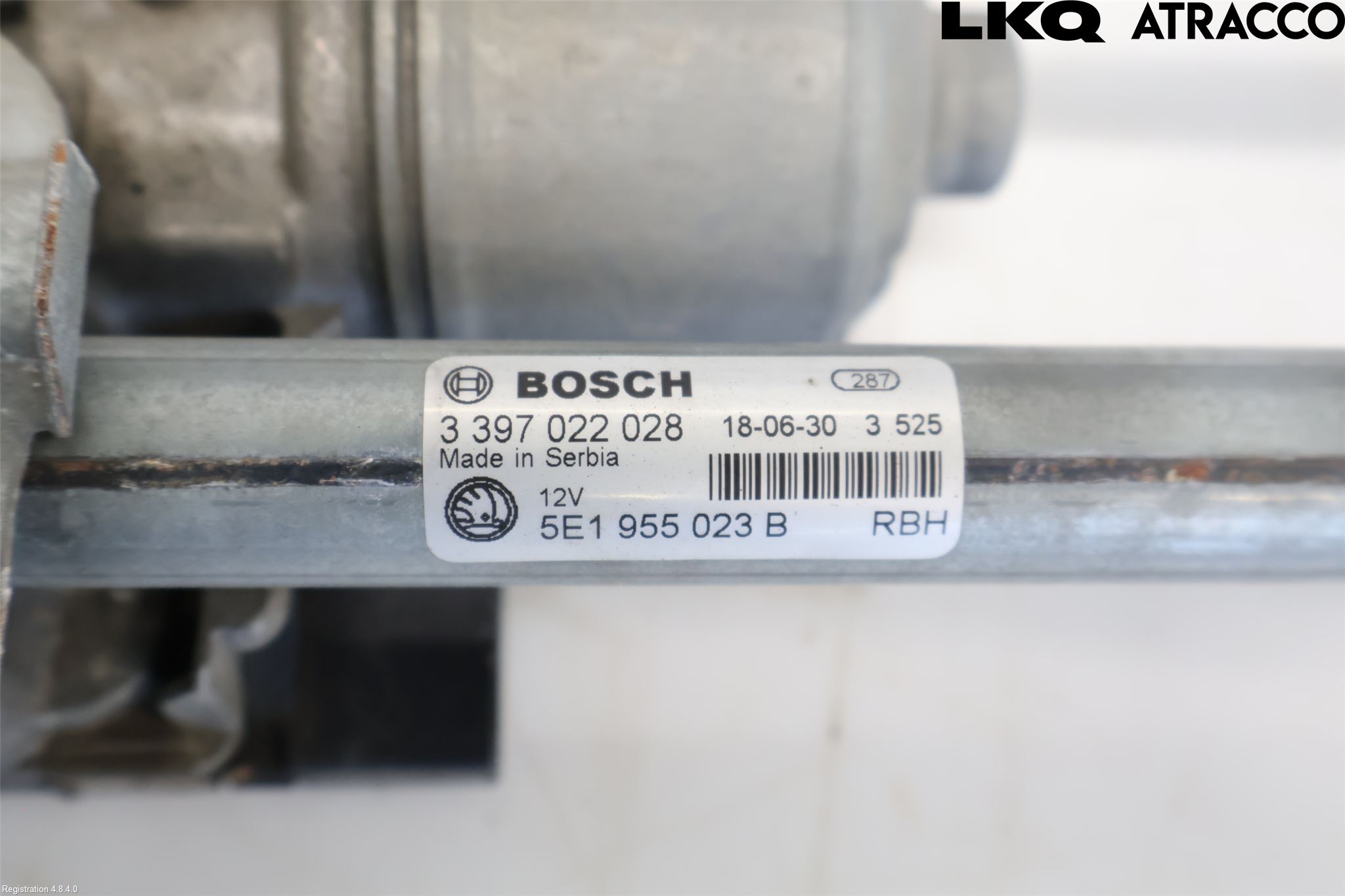 Skoda OCTAVIA (5E) 13-20 Torkarmotor Vindruta