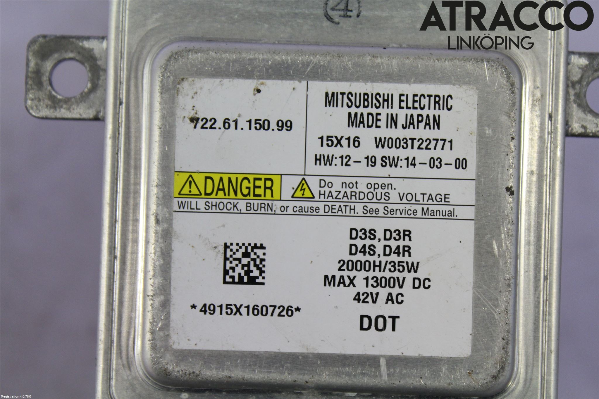 Volvo V40 12-19 Styrenhet Strålkastare