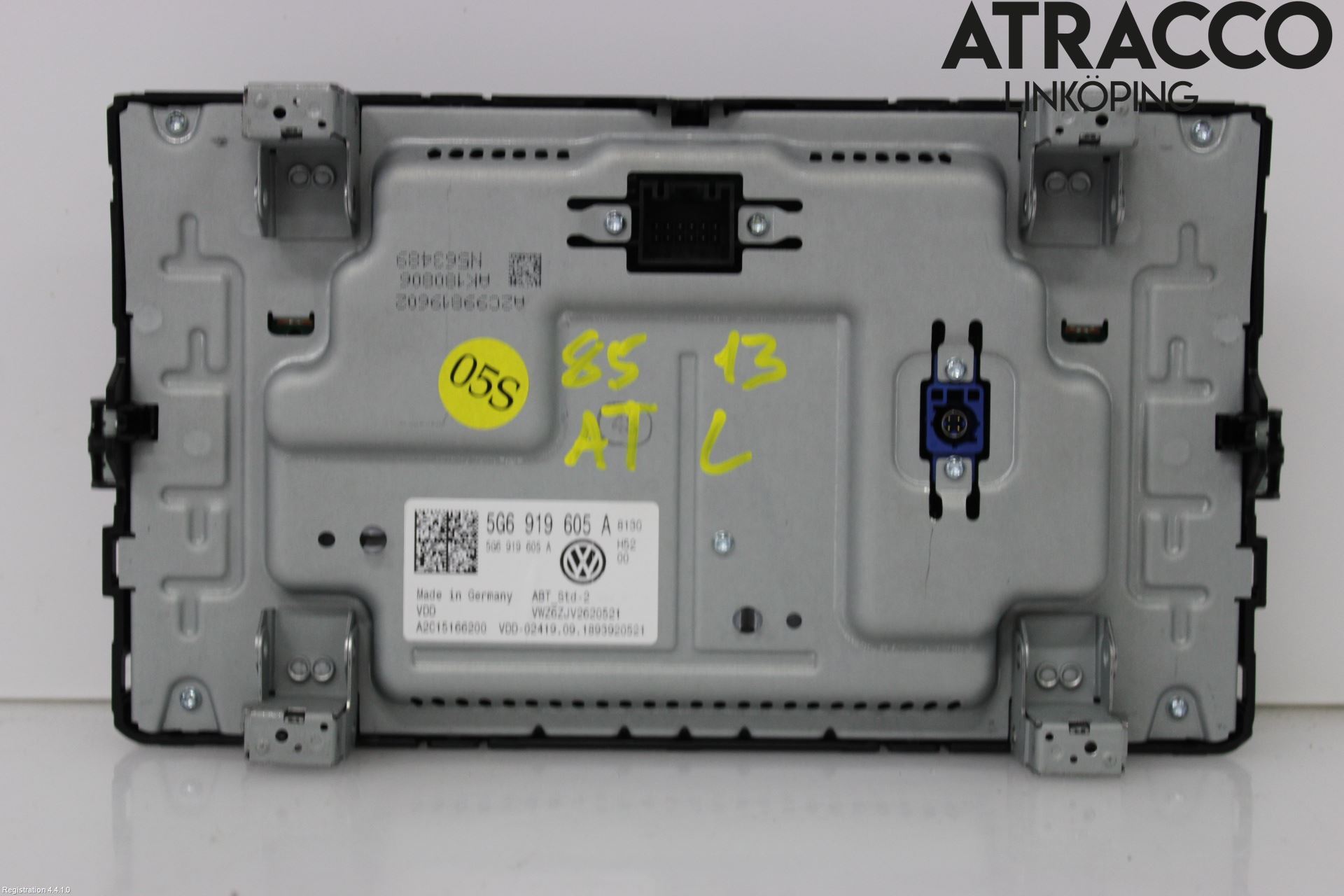 Volkswagen VW GOLF / E-GOLF VII 13-20 Multifunktionsdisplay