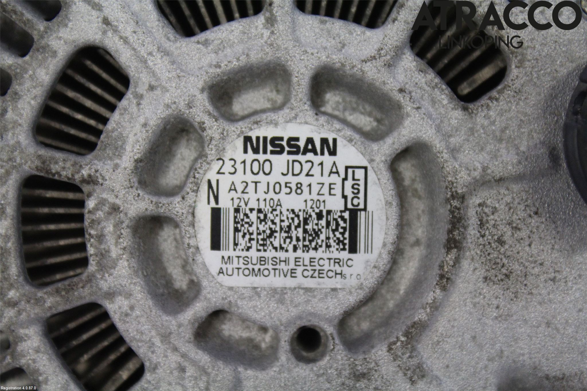Nissan QASHQAI 10-14 Generator