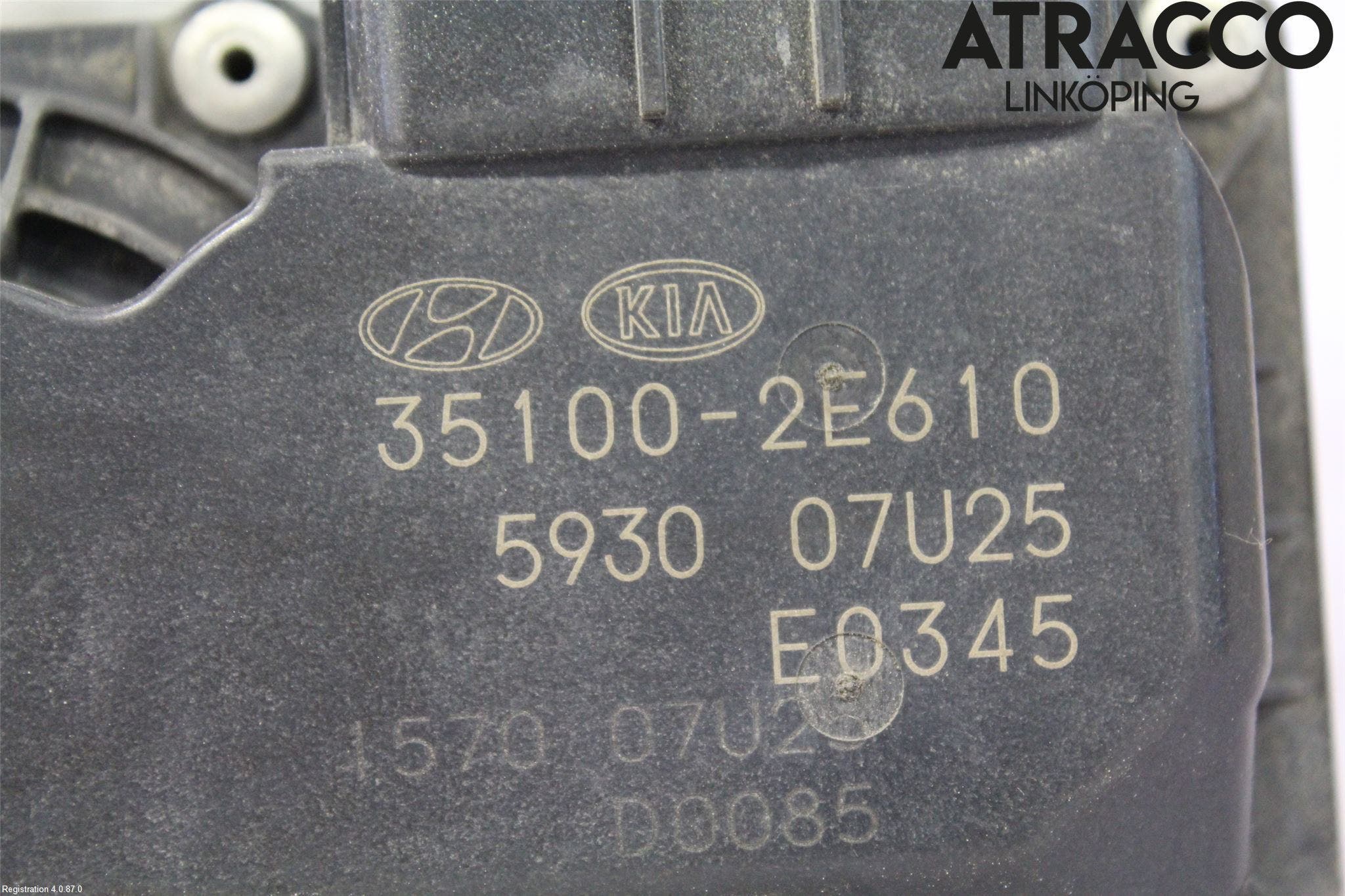 Kia OPTIMA 16-20 Injspjällhus