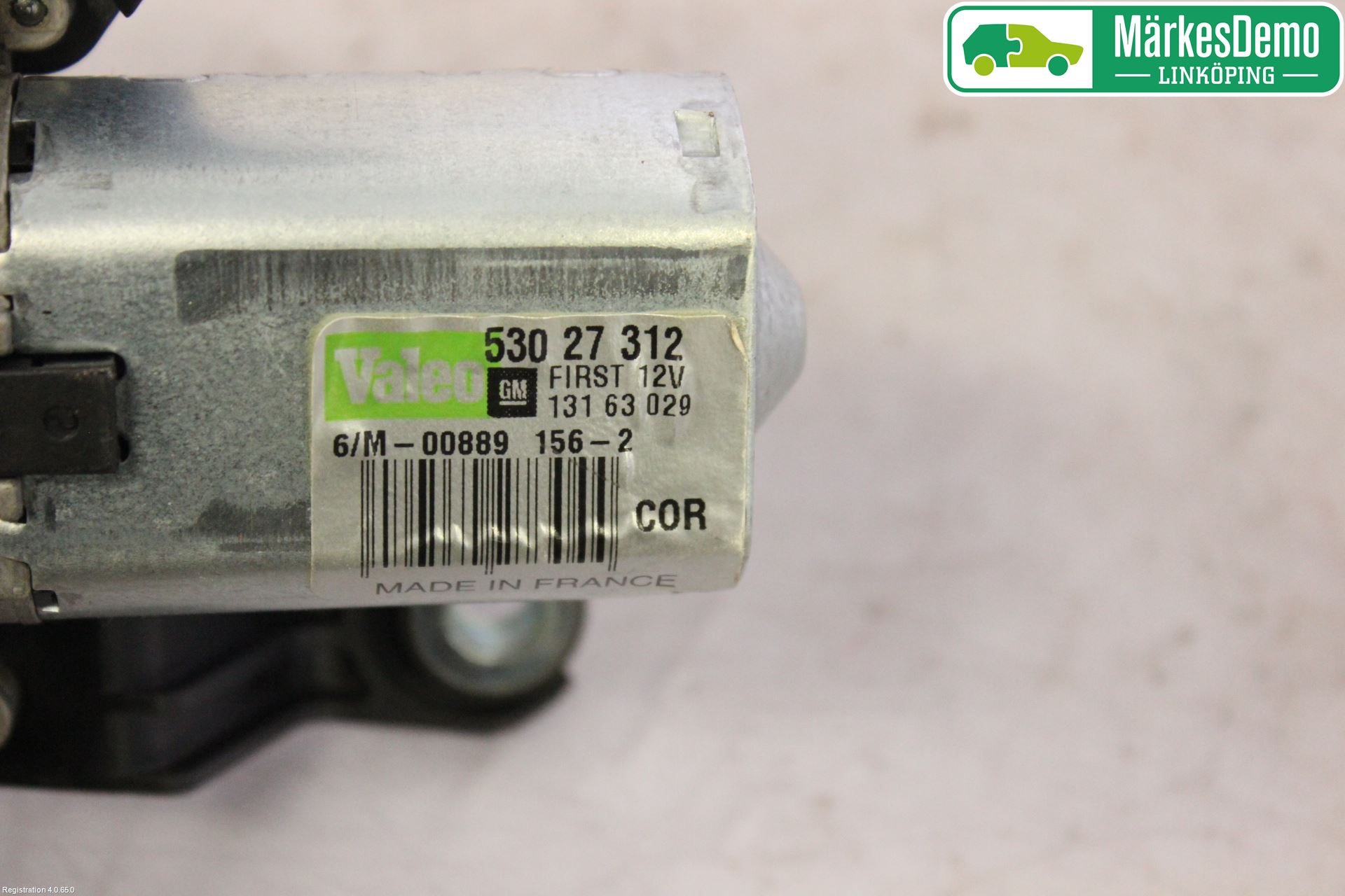 Opel CORSA D 07-14 Torkarmotor Baklucka