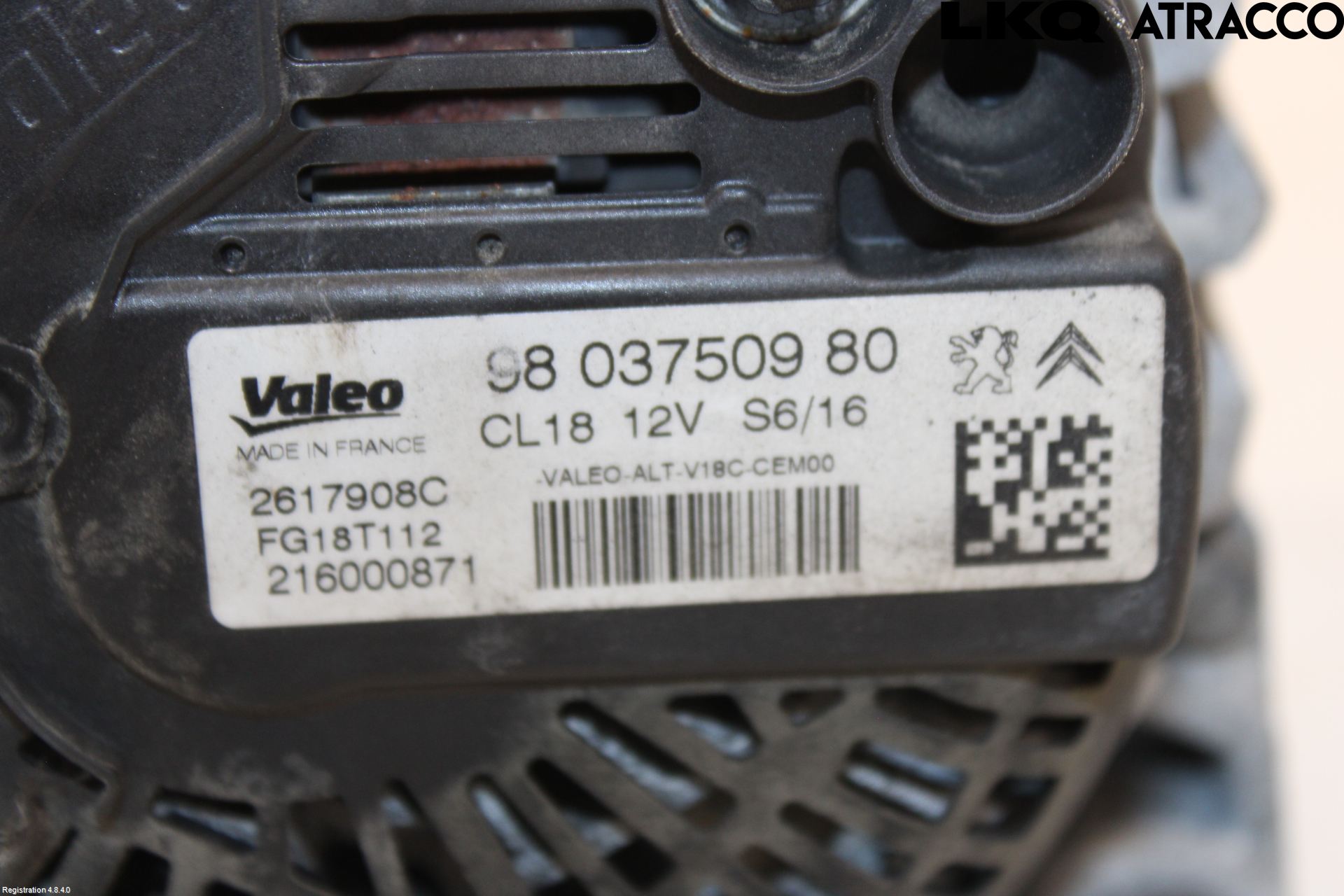 Toyota PROACE I 13-16 Generator
