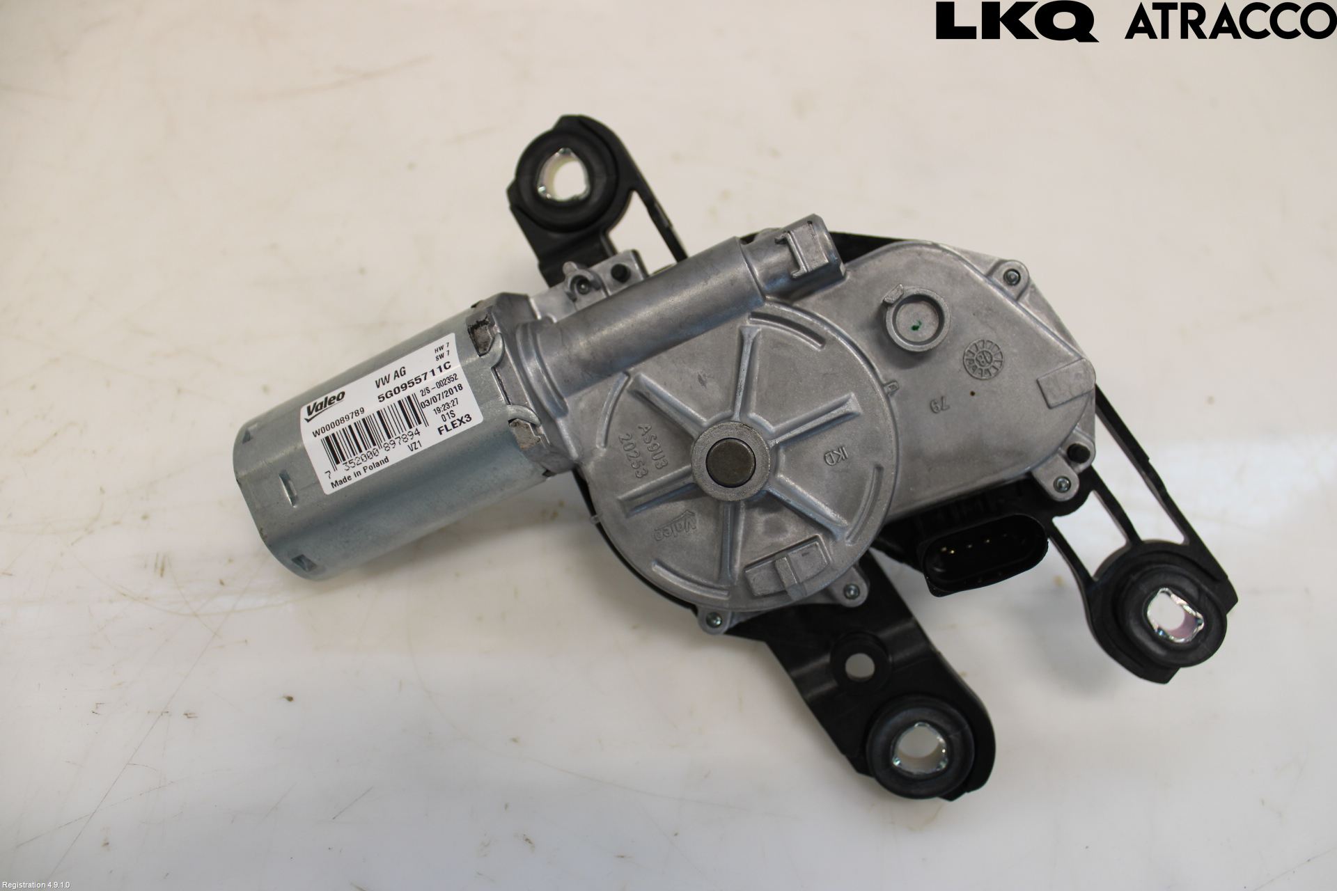 Volkswagen VW PASSAT 15-19 Torkarmotor Baklucka