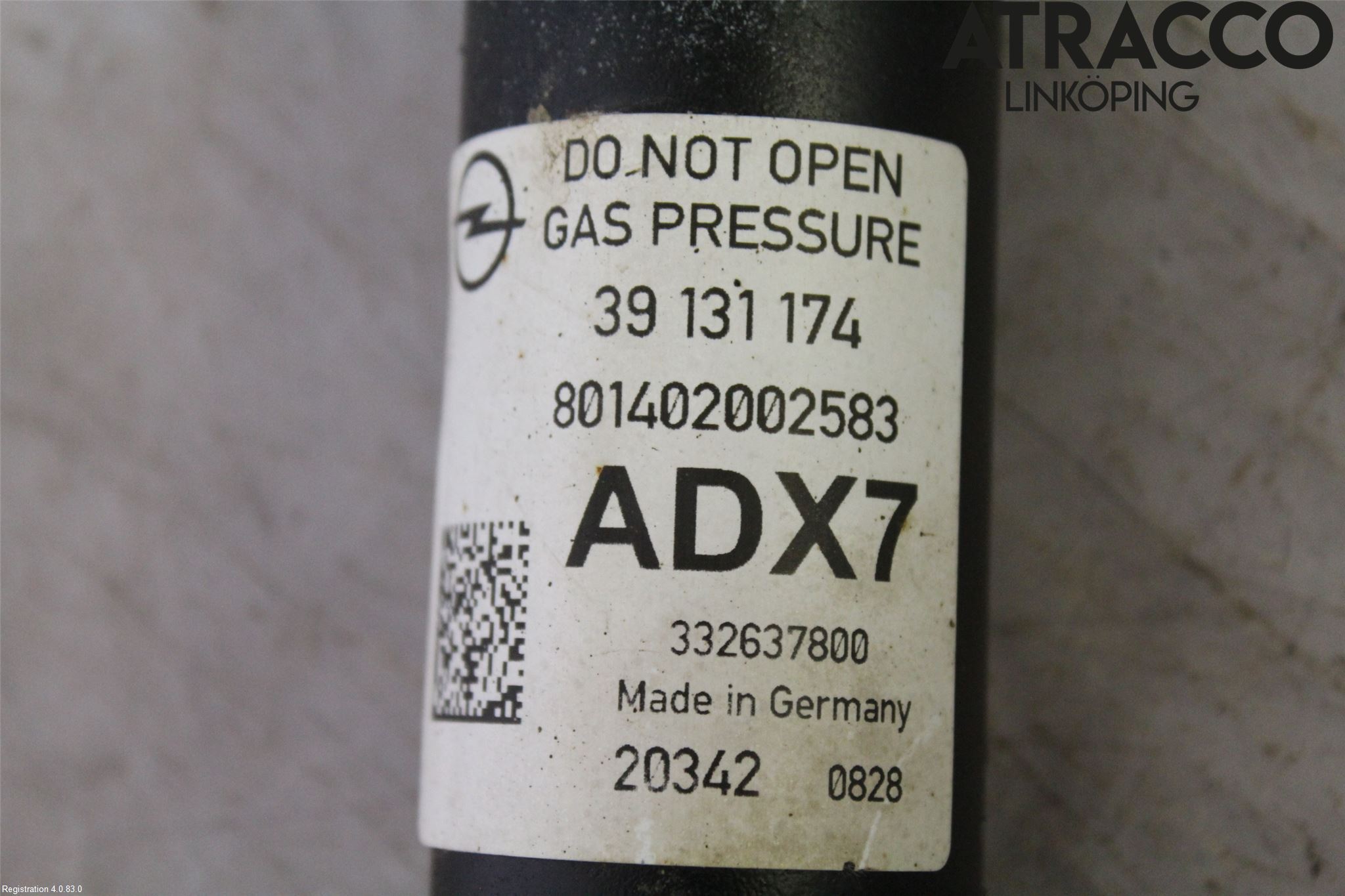 Opel ASTRA K 16-22 Stötdämpare Bak