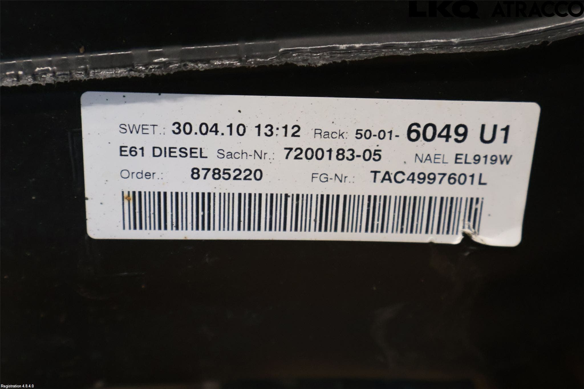 BMW 5 E60/61 Sed/Tou 02-10 Bränsletank Diesel