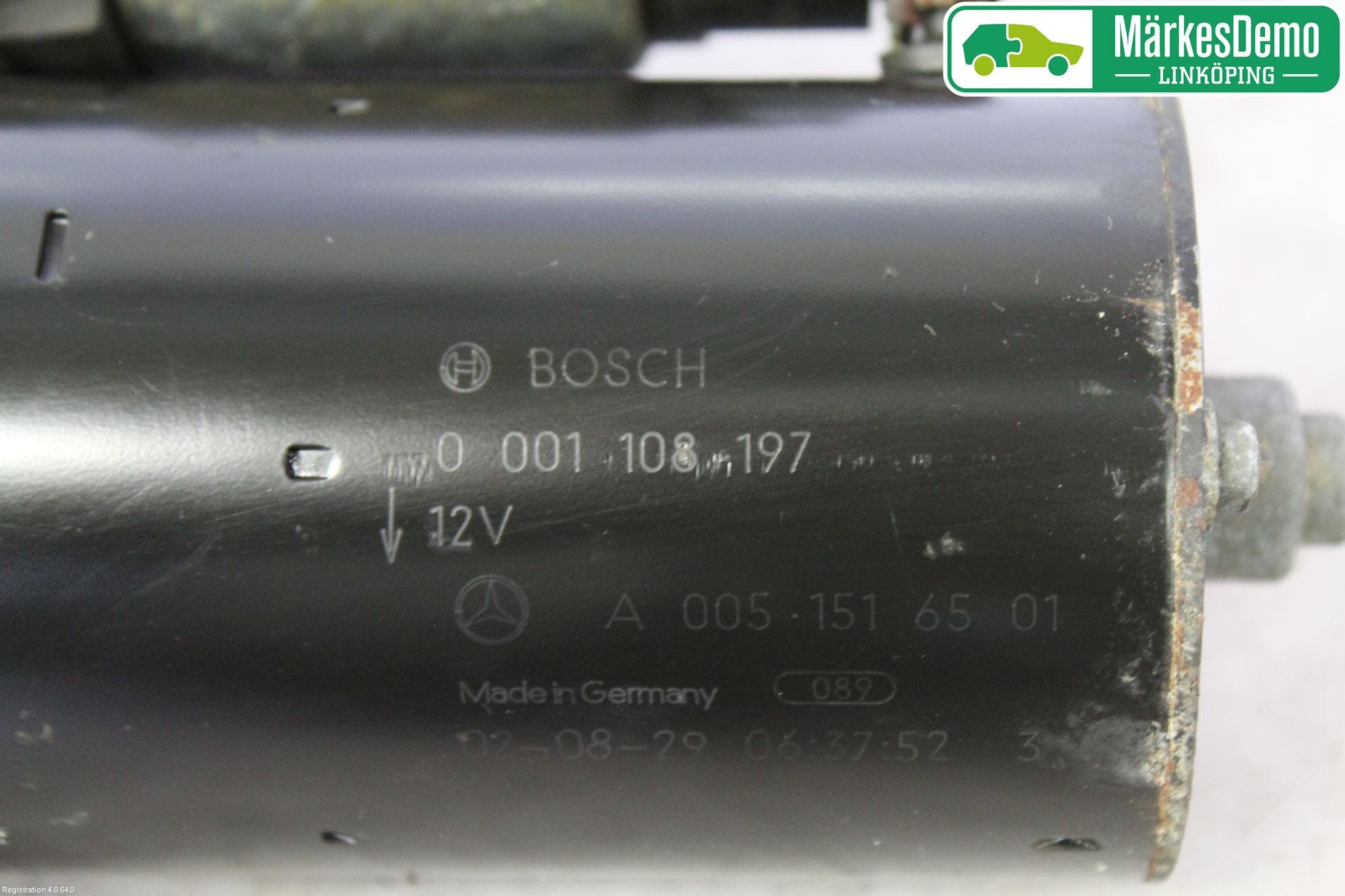 Mercedes-Benz MB E-KLASS (W211) 02-09 Startmotor