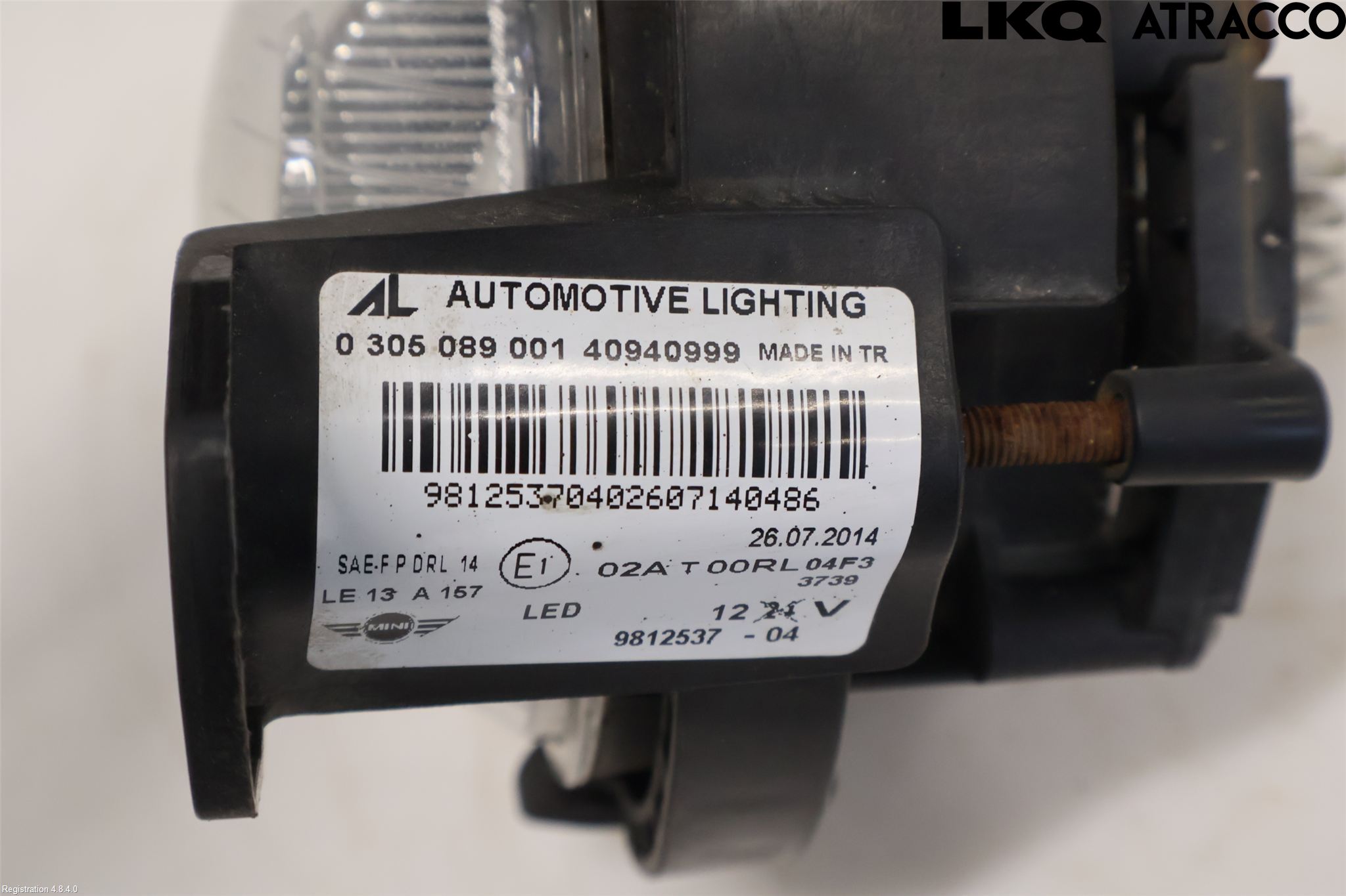 Mini COUNTRYMAN R60 11-16 Dimljus-Varselljus Fram