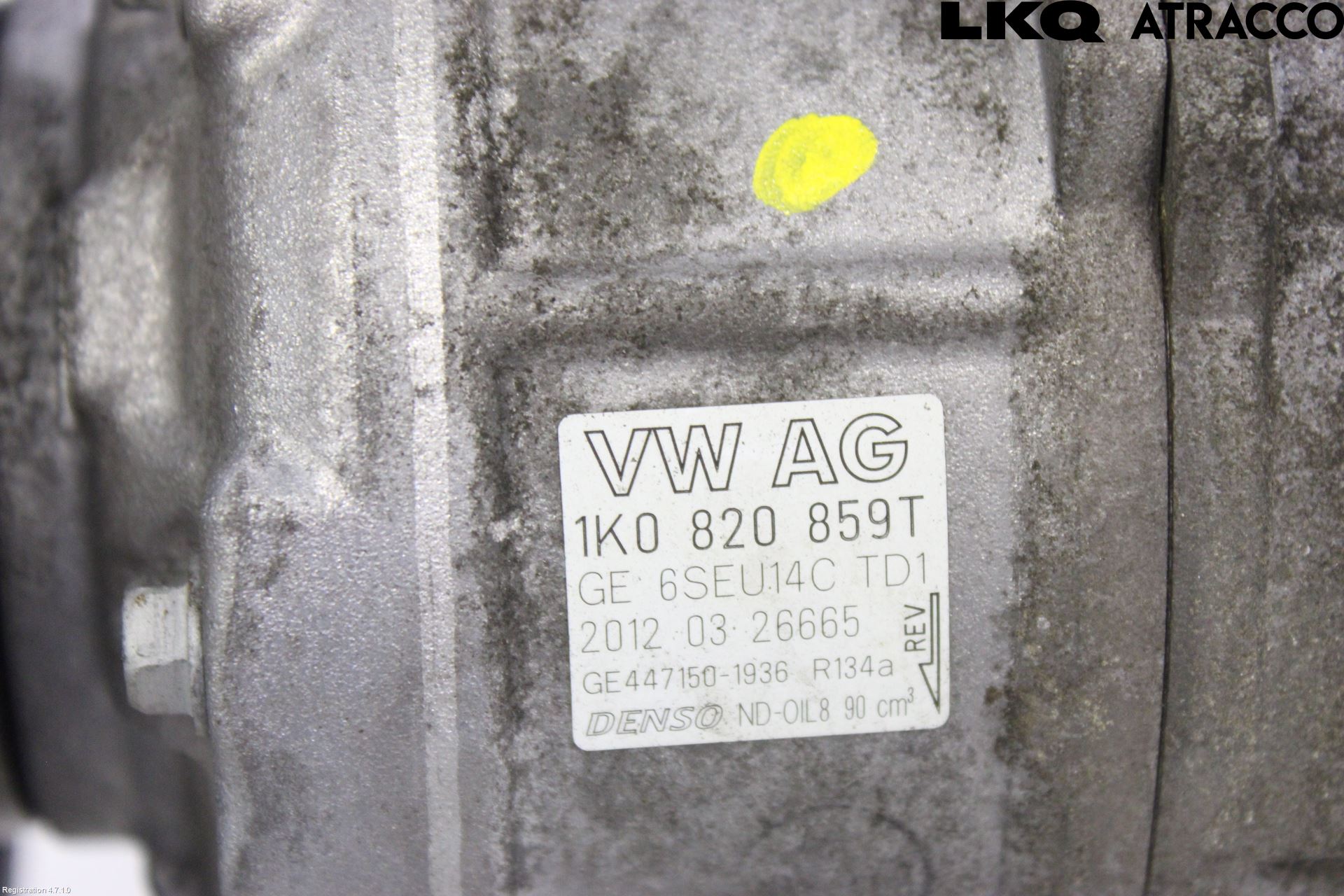 Volkswagen VW GOLF VI 09-13 Ac Kompressor