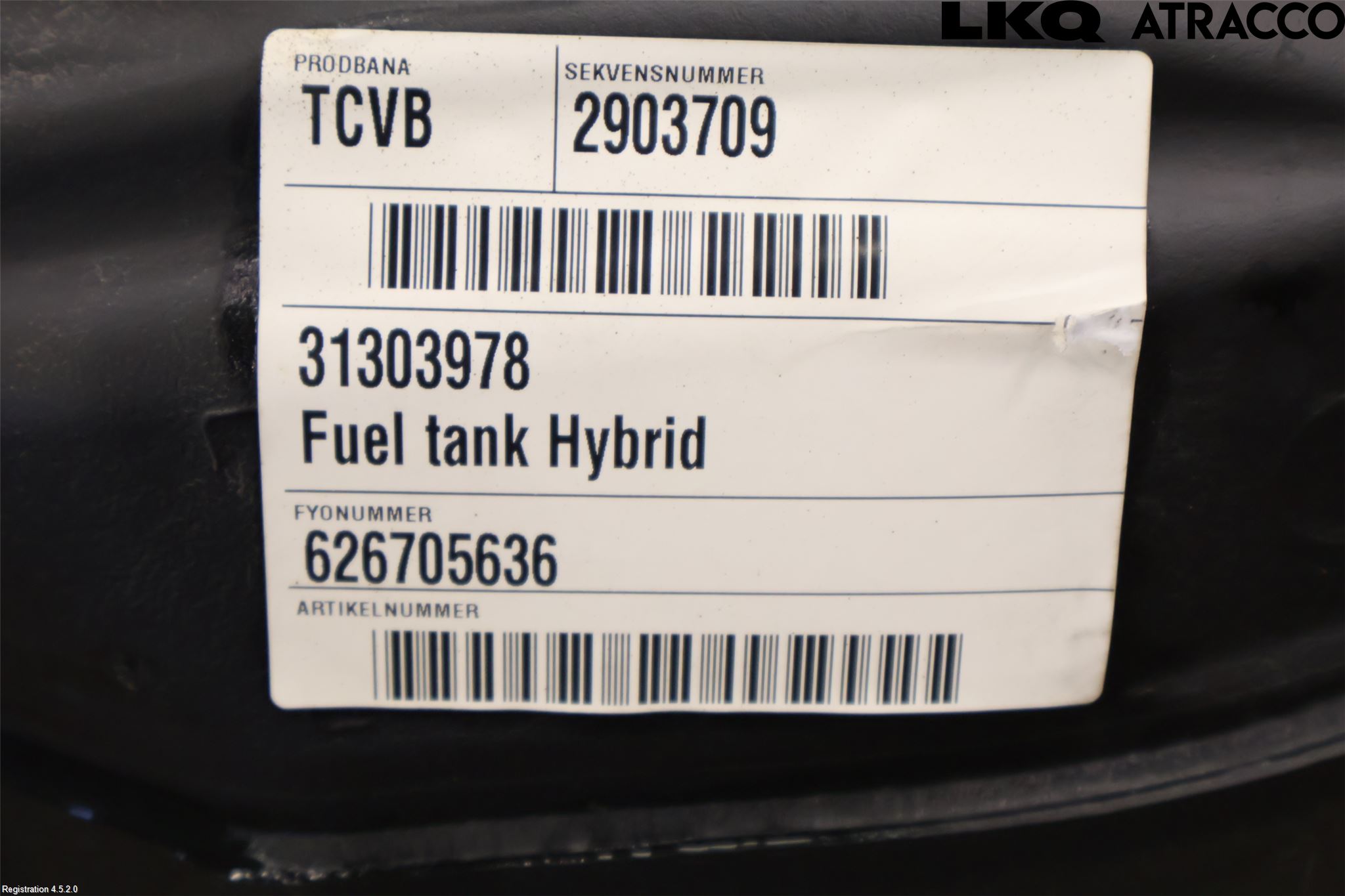 Volvo V60 14-18 Bränsletank Diesel