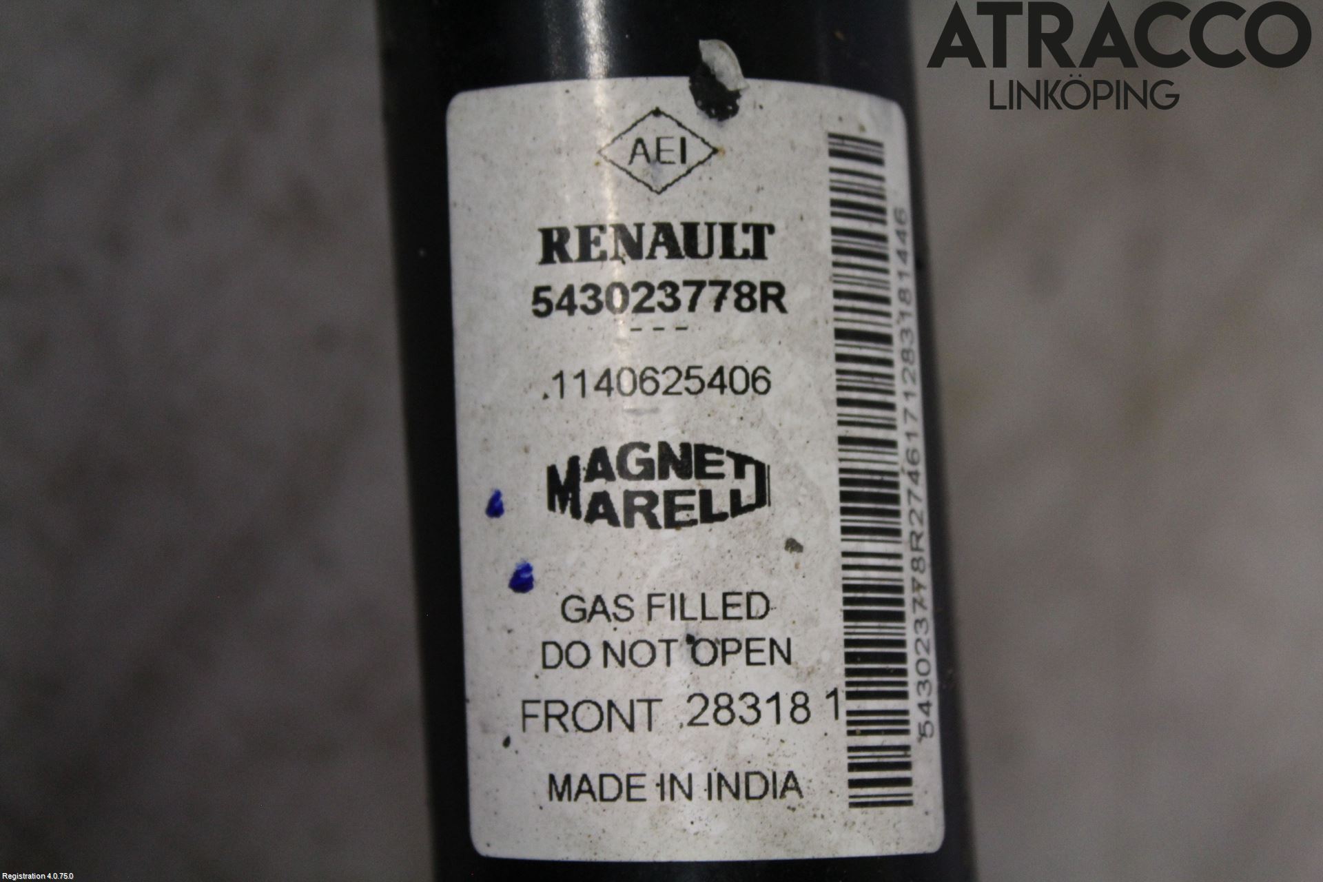 Dacia DOKKER 13- Fjäderben Fram Vänster