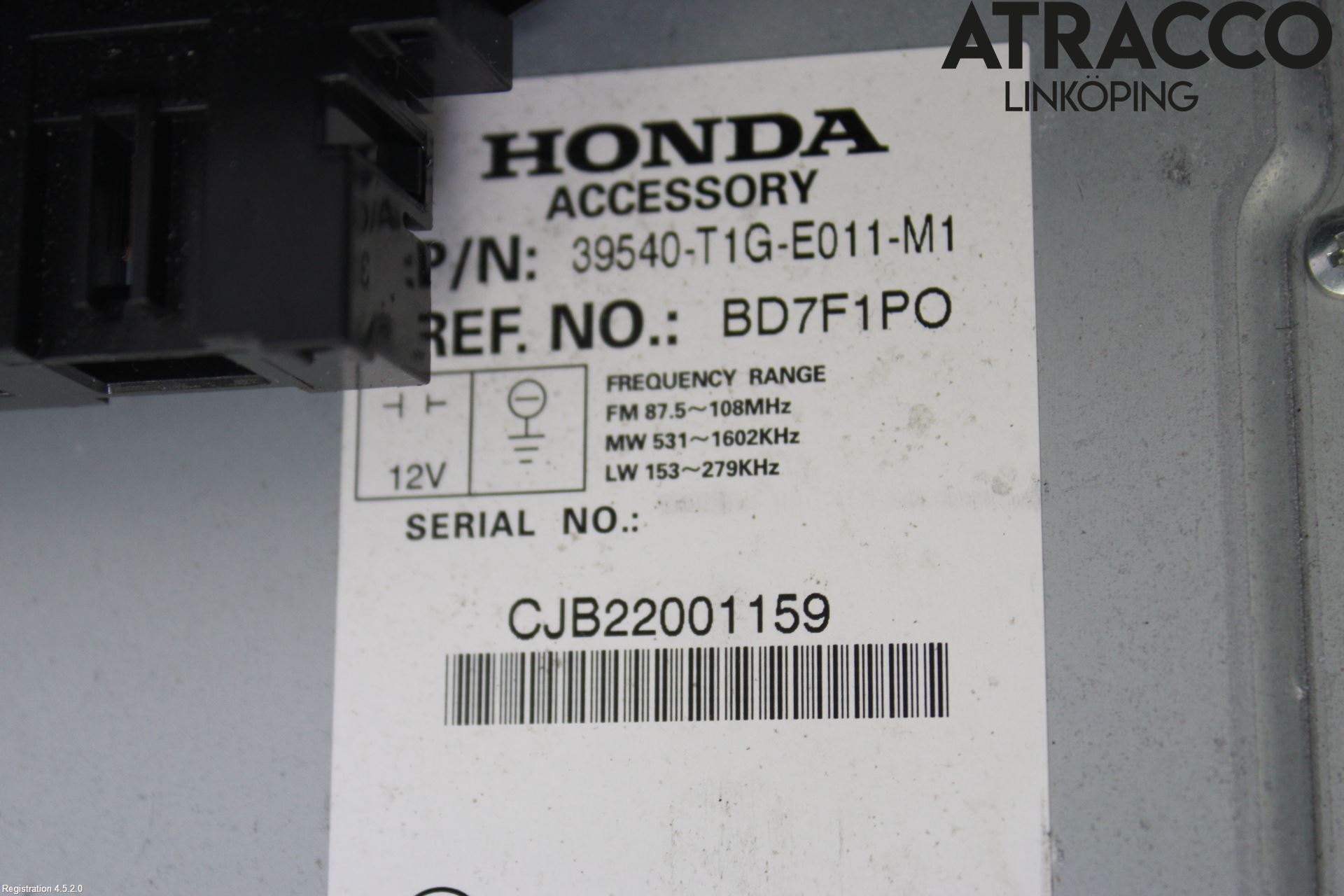 Honda CR-V 13-18 Cd Radio - Multimediapanel