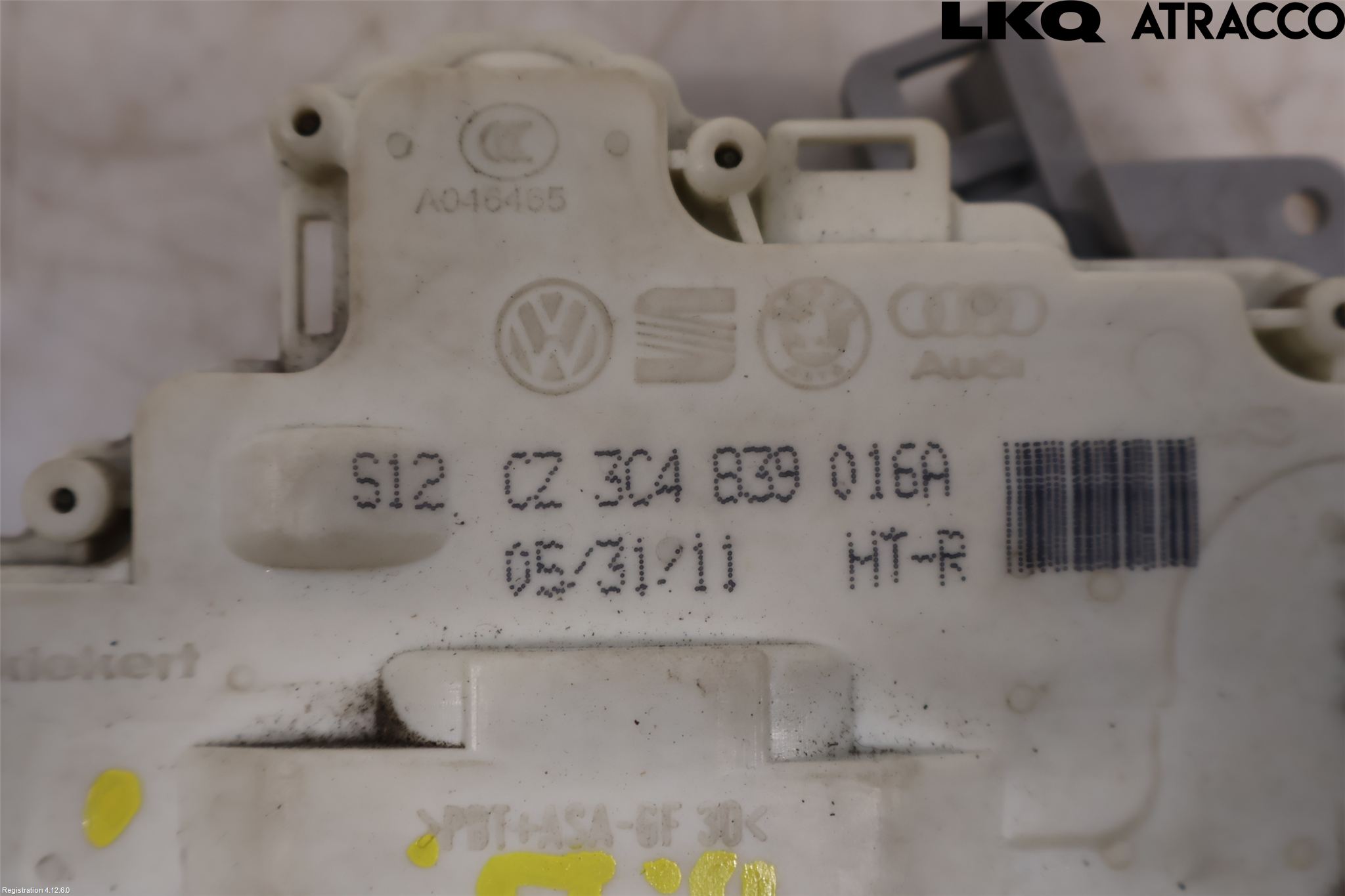 Volkswagen VW PASSAT 11-14 Låskista-Dörrlås