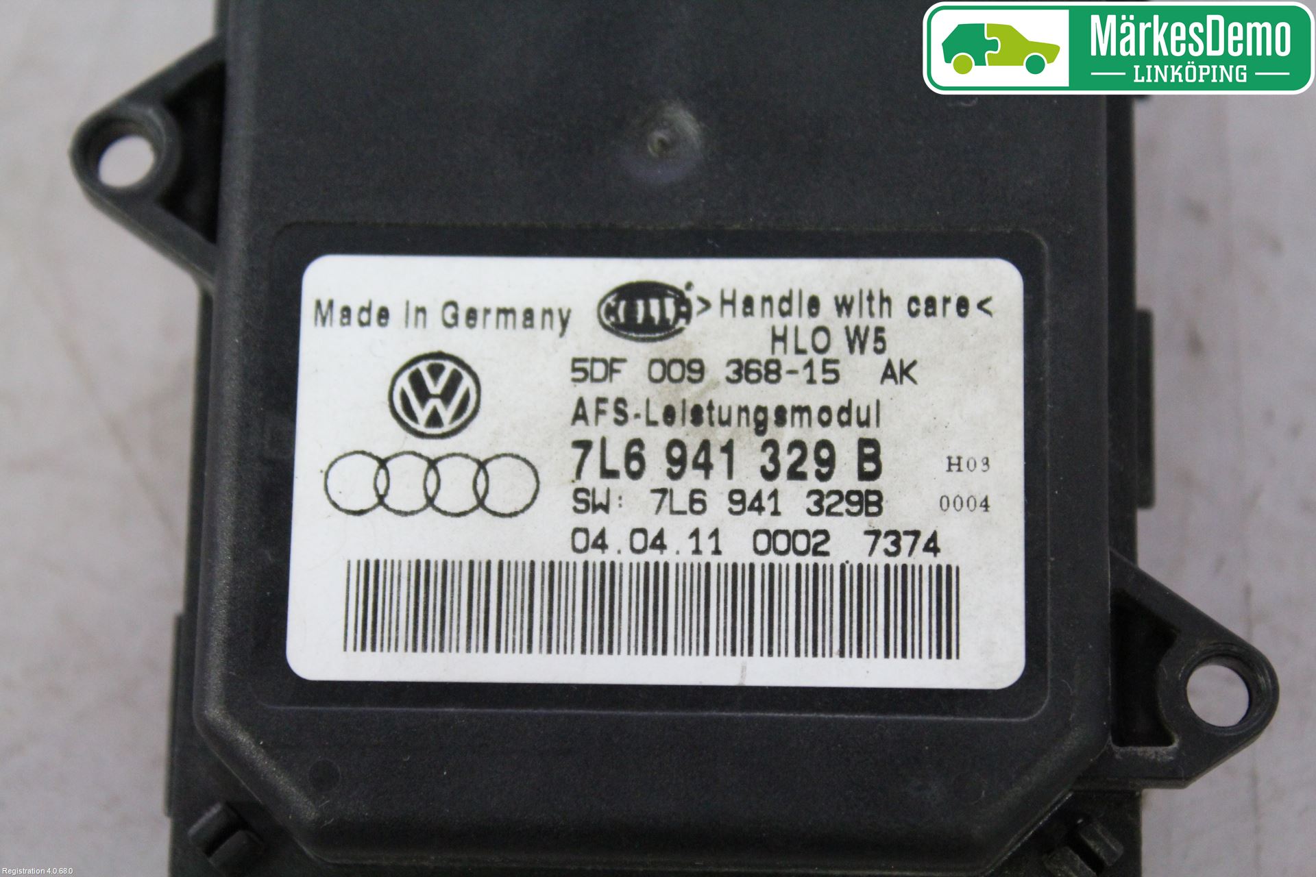 Volkswagen VW GOLF VI 09-13 Styrenhet Strålkastare