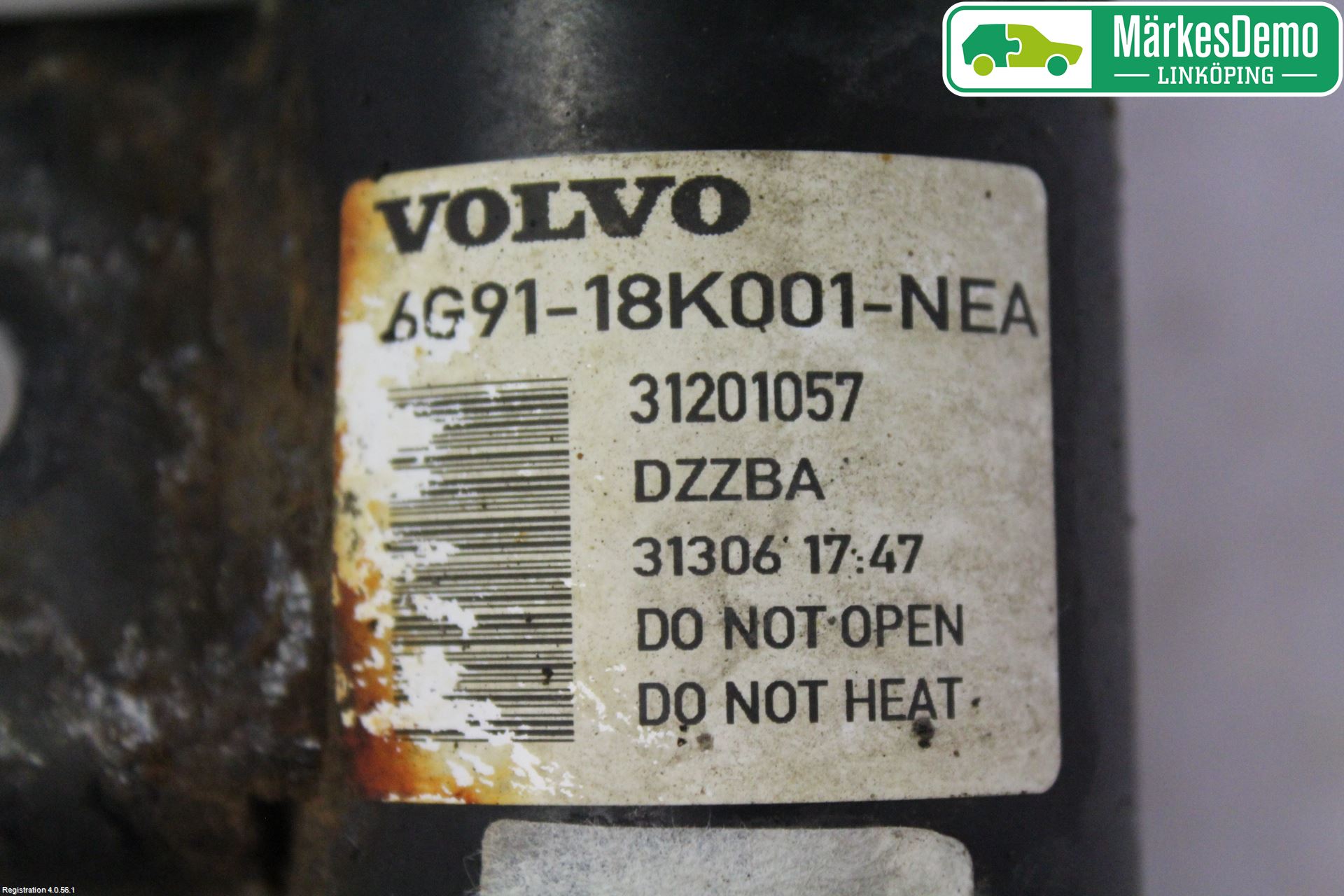 Volvo S80 07-13 Fjäderben Fram Vänster