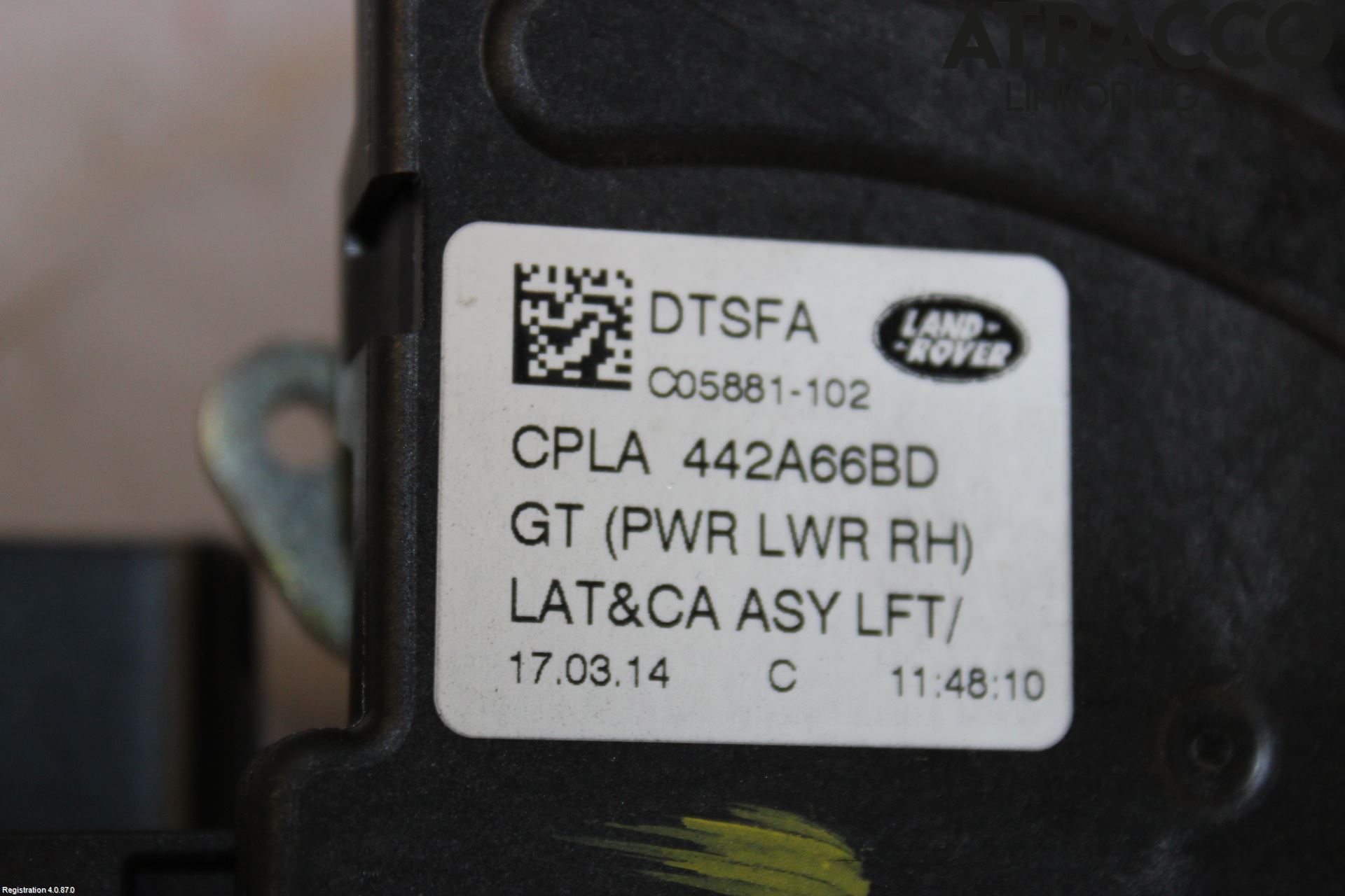 Landrover RANGE ROVER (L405) 13-21 Låskista Baklucka