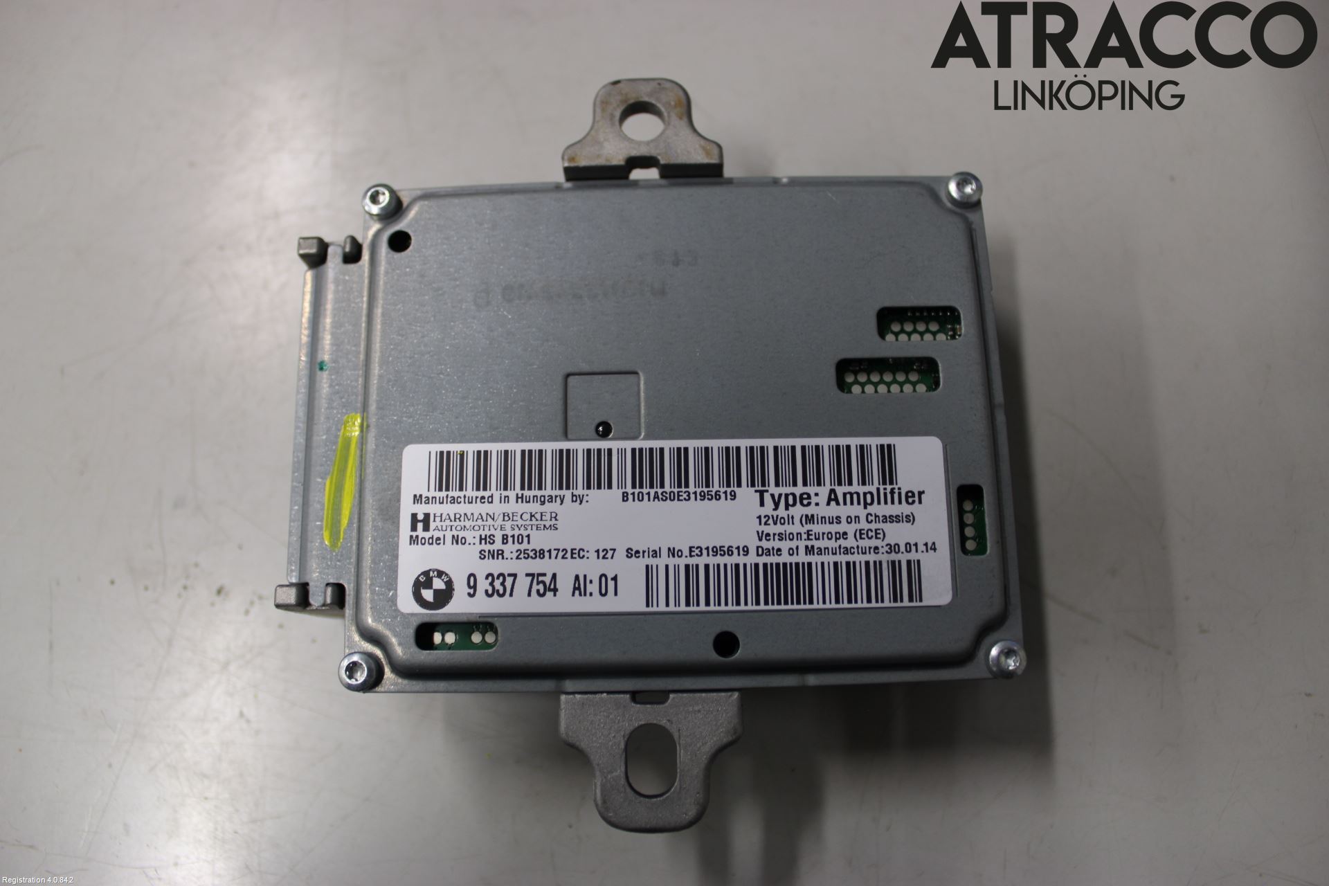 BMW 5 F10/F11/F18 09-17 Radio-Stereo Förstärkare