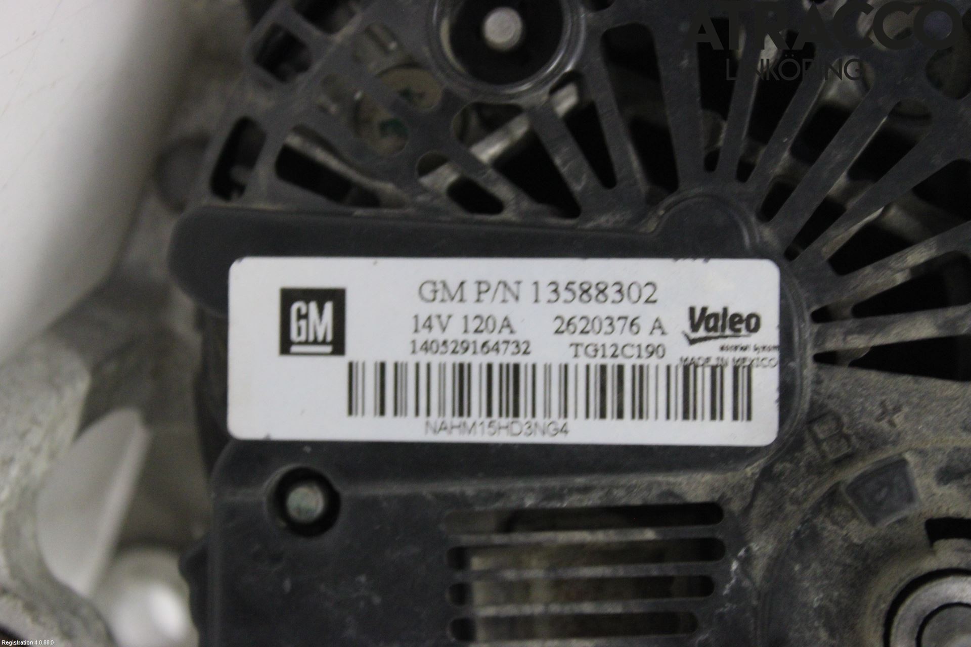 Opel ASTRA J 10-15 Generator