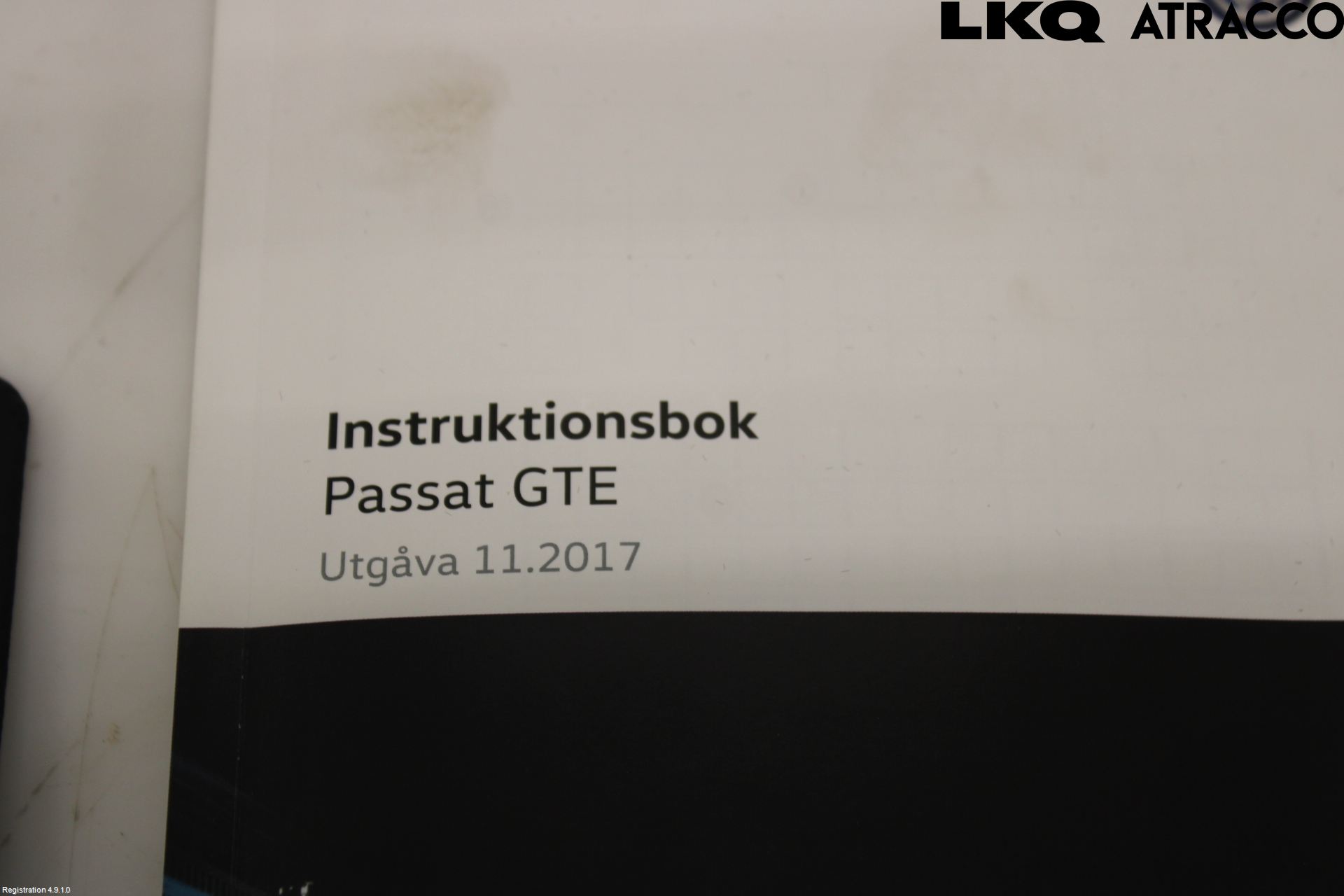 Volkswagen VW PASSAT 15-19 Instruktionsbok