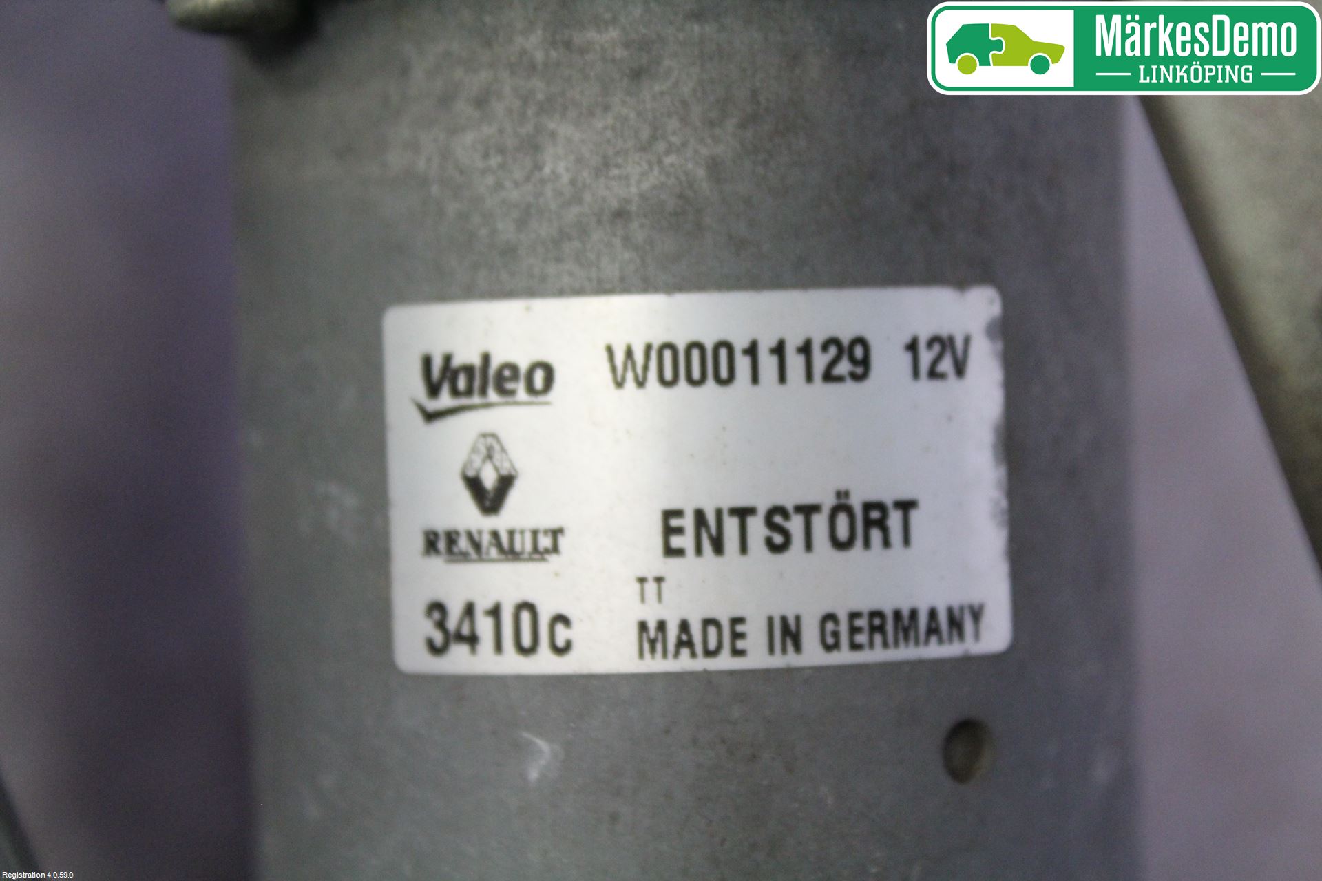 Renault LAGUNA III 11-15 Torkarmotor Vindruta