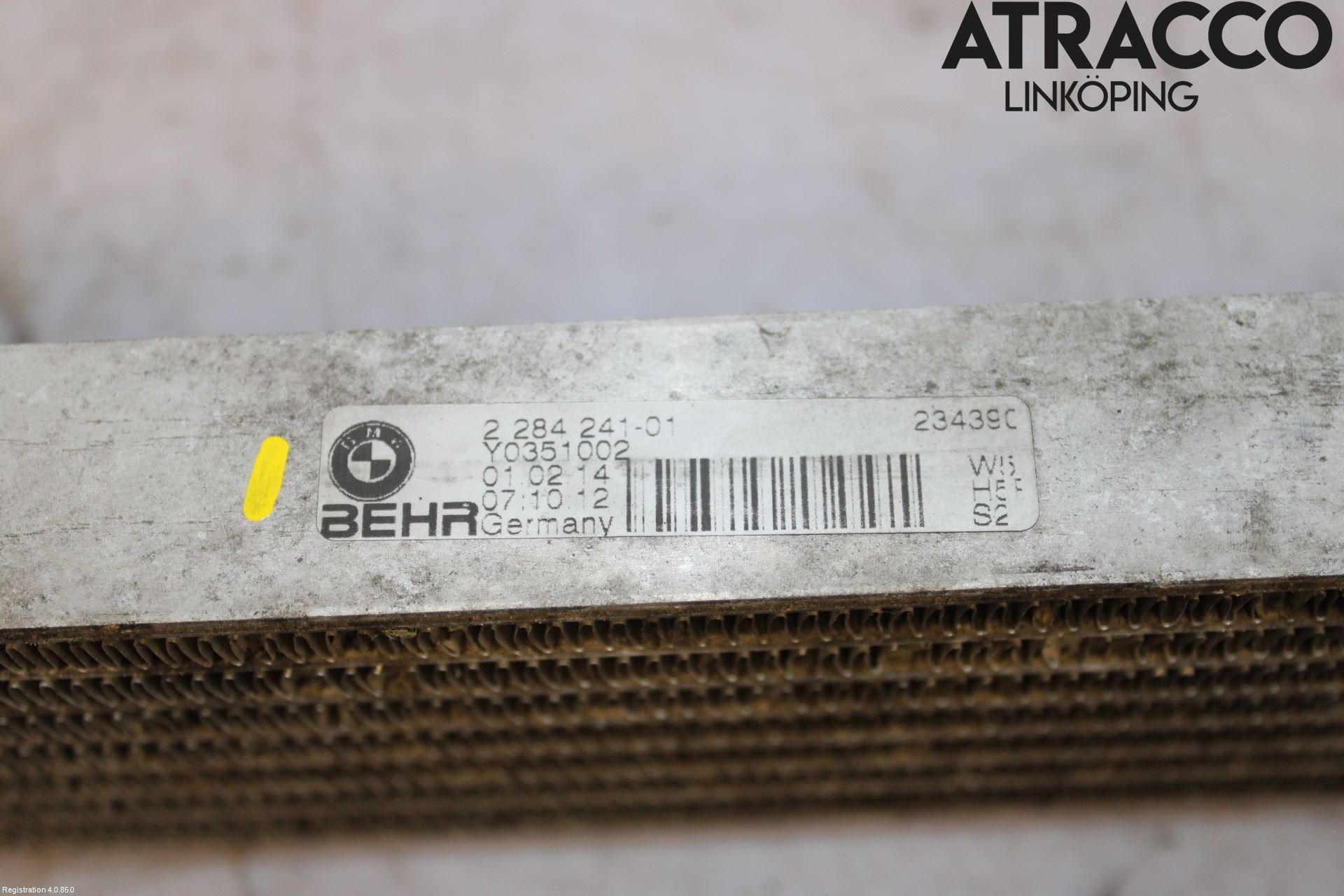BMW 5 F10/F11/F18 09-17 Oljekylare Automat