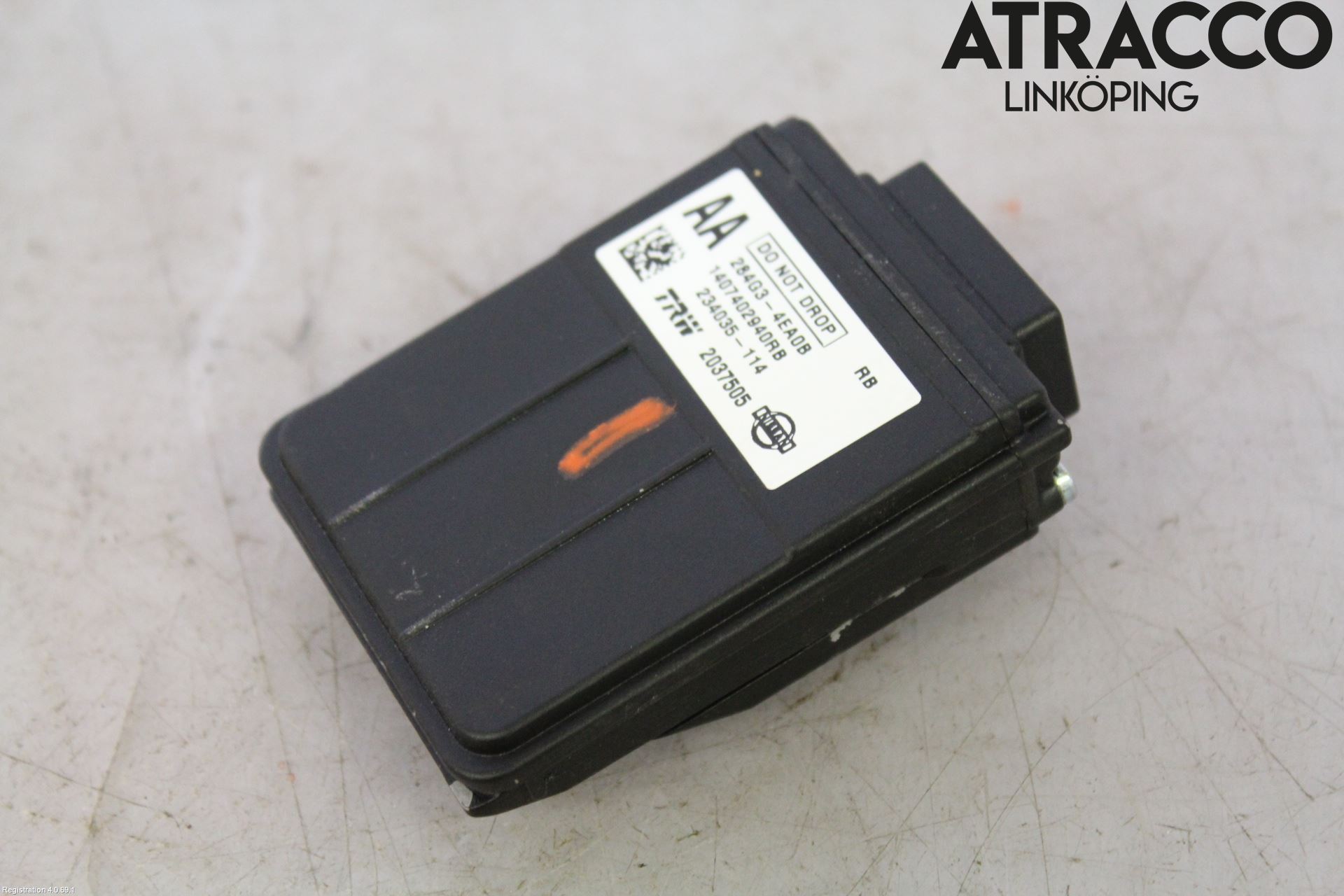 Nissan QASHQAI 14-17 Sensor Aktivt Kollisionsskydd