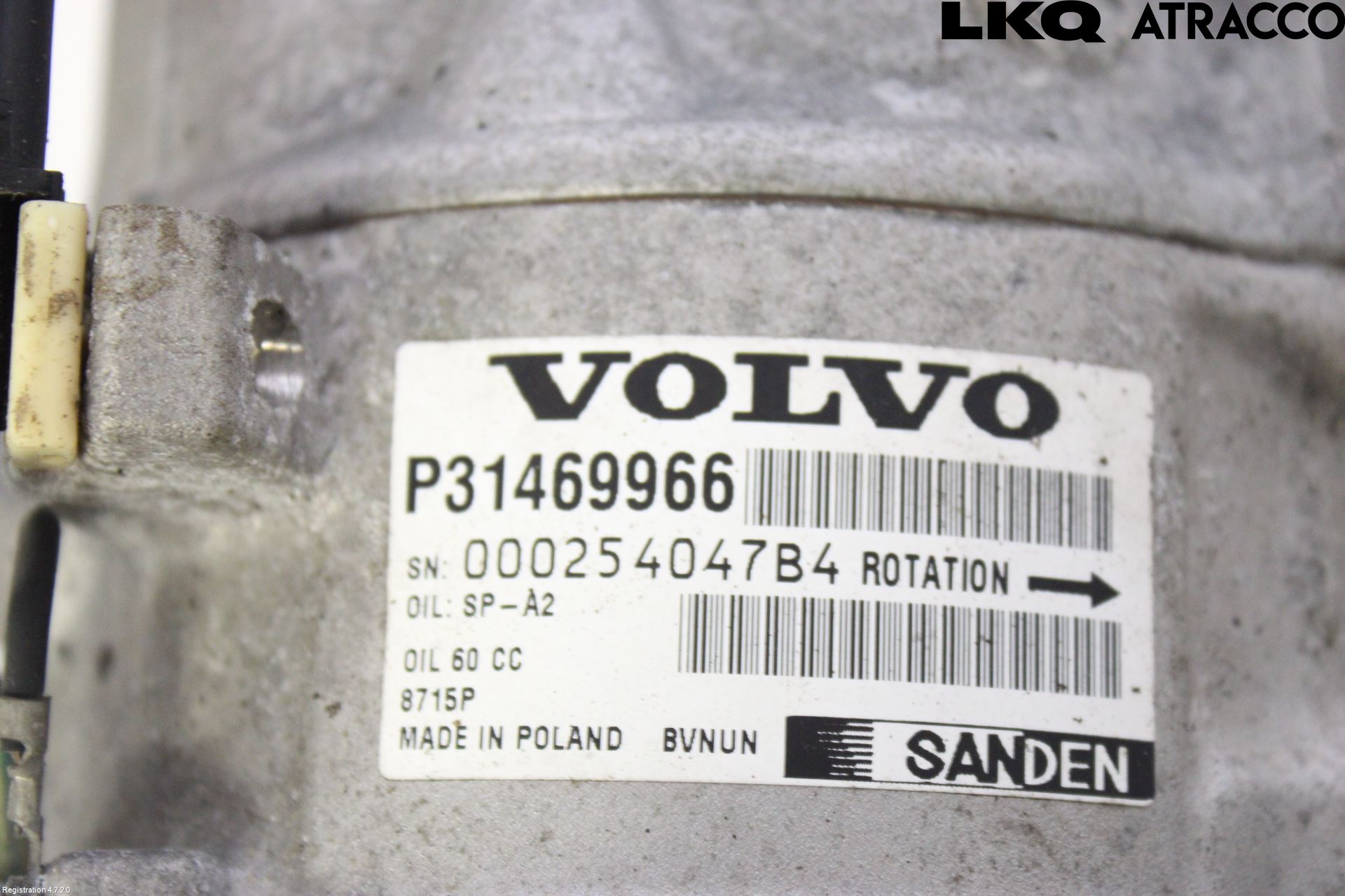 Volvo V90 17->> Ac Kompressor