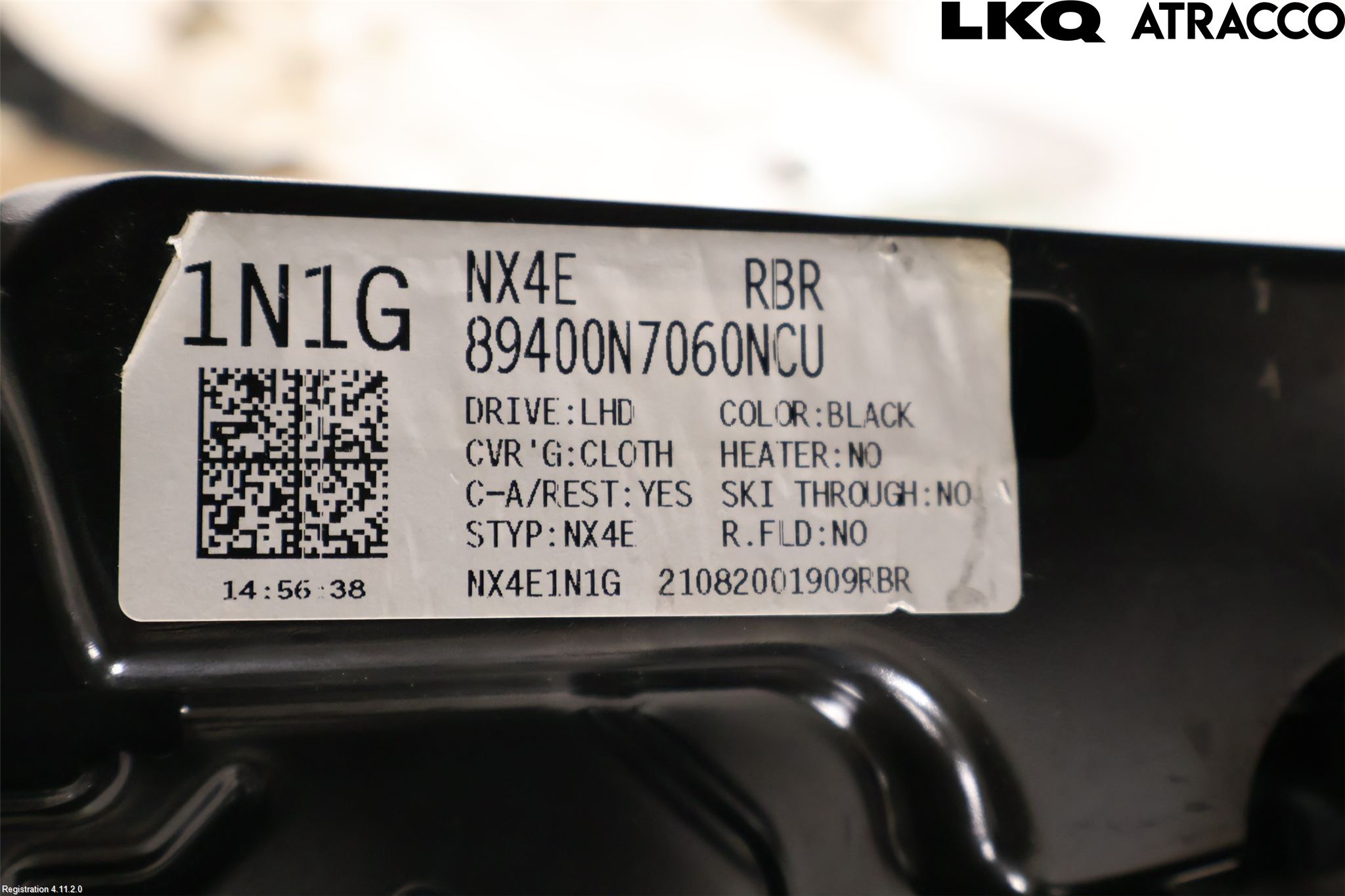 Hyundai TUCSON 05- Inredning Ryggdyna Bak