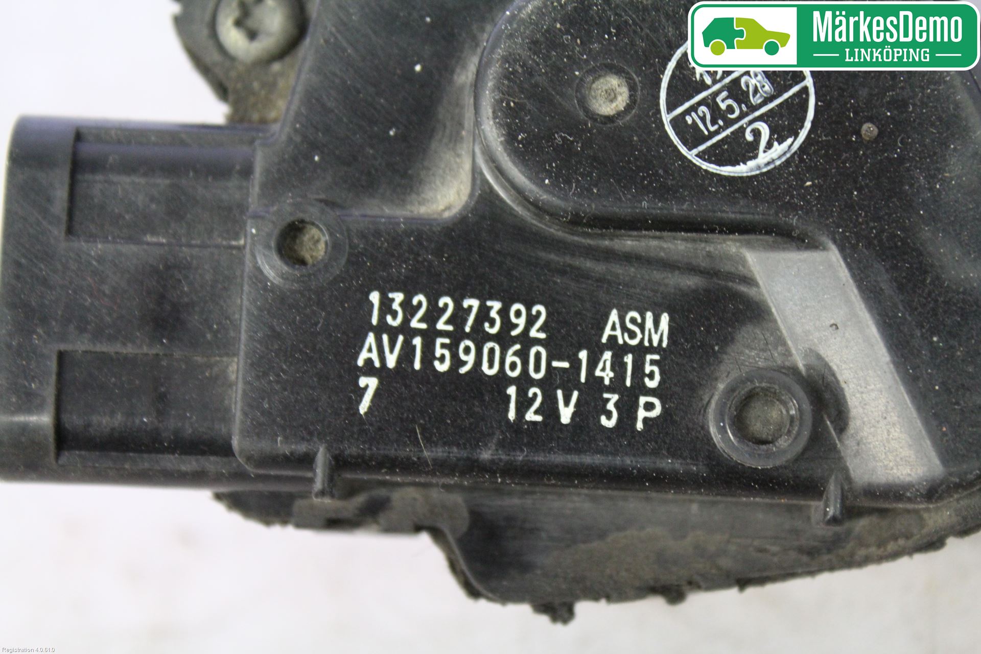 Opel INSIGNIA 09-16 Torkarmotor Vindruta