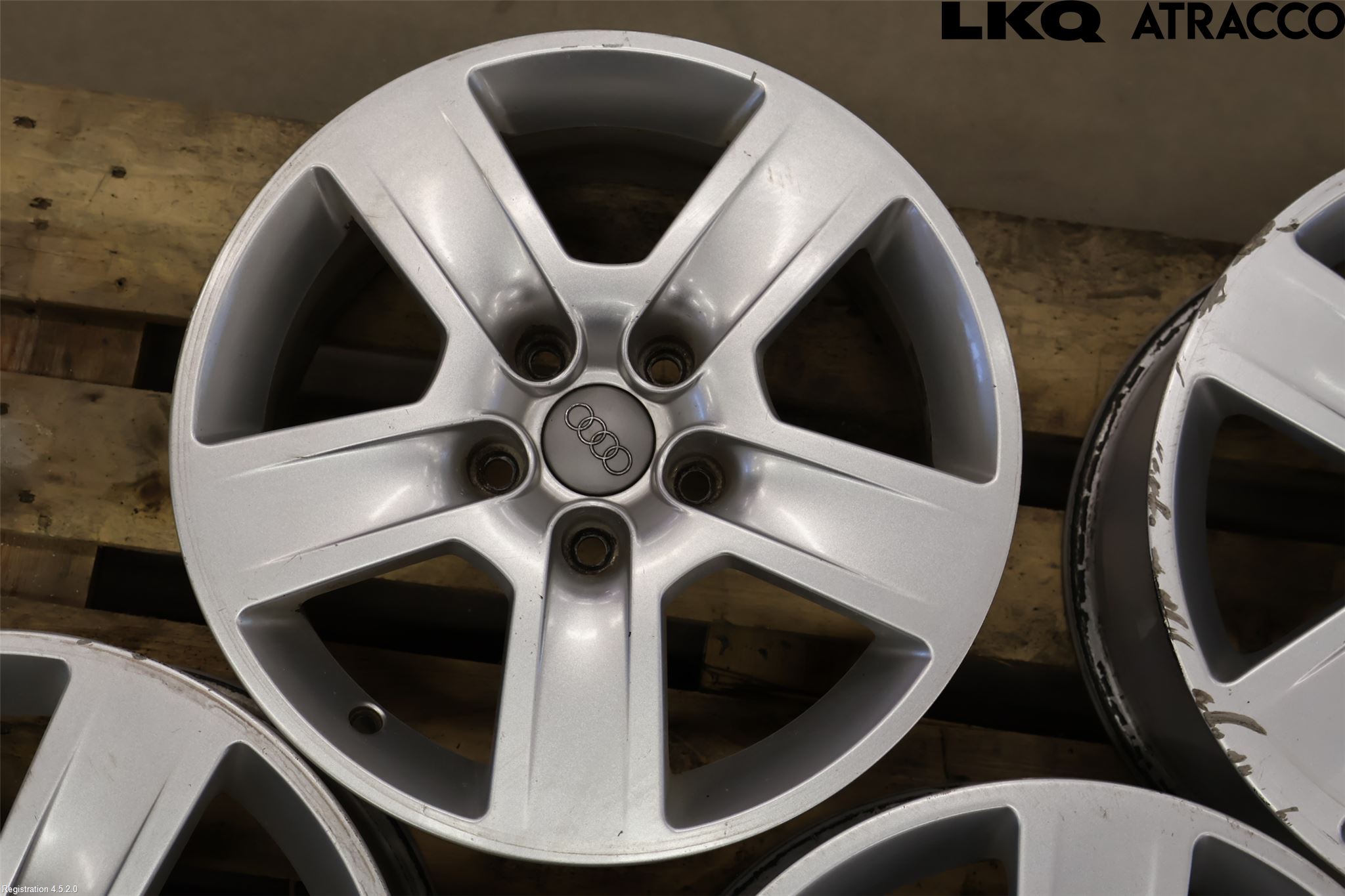 Audi A4/S4 05-07 Fälgsats Aluminium