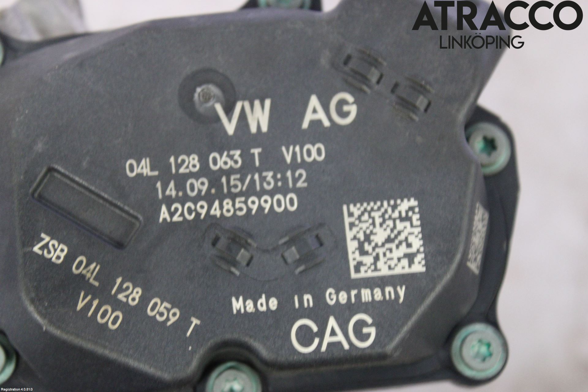 Audi Q5 09-16 Injspjällhus