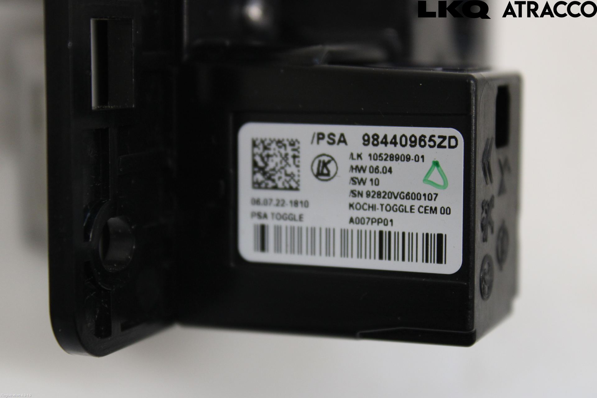 Peugeot EXPERT/E-EXPERT 17- Strömställare Växellåda