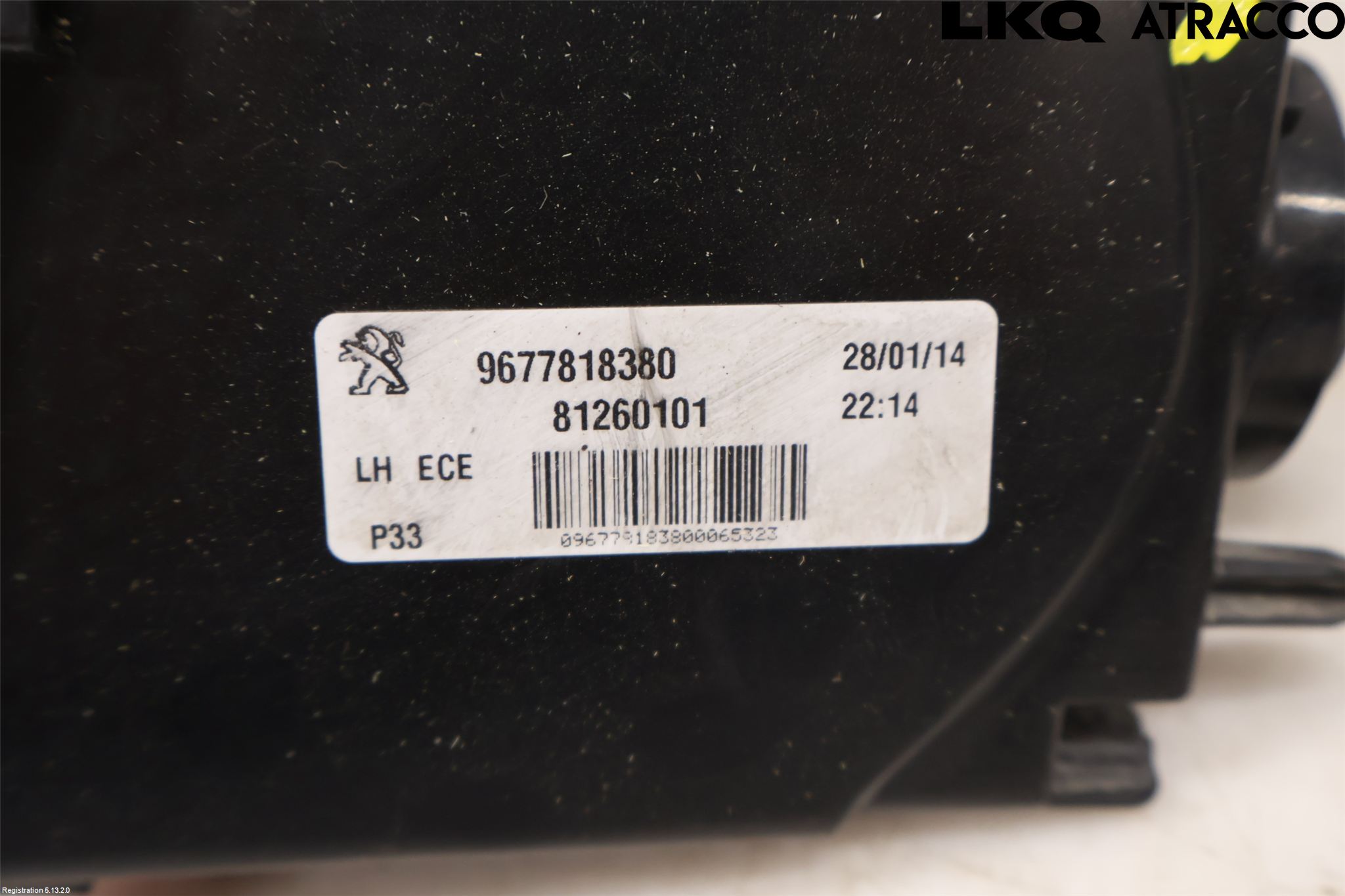 Peugeot 308 14-21 Bakljus Lucka Vä