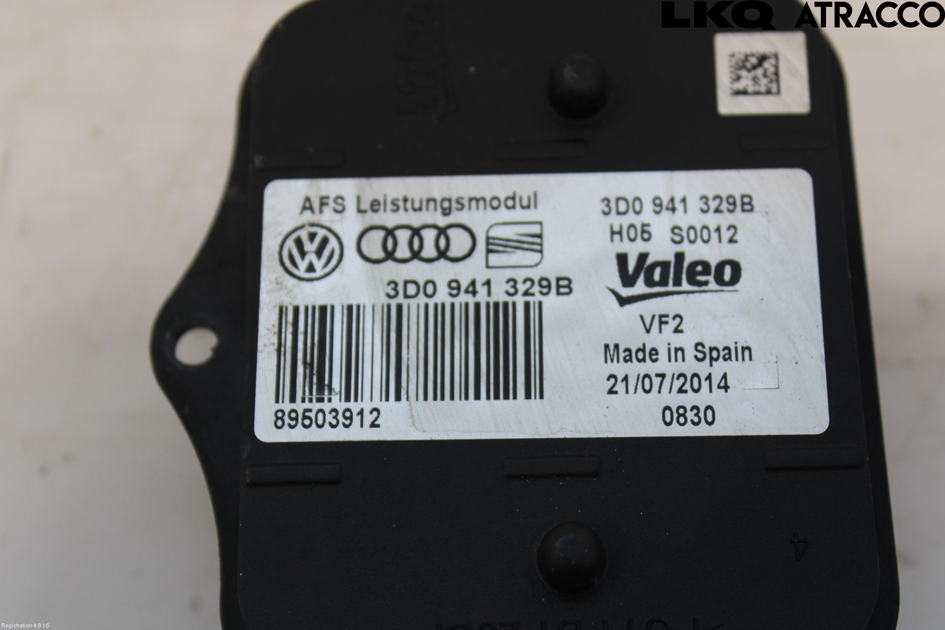 Volkswagen VW PASSAT 11-14 Styrenhet Strålkastare