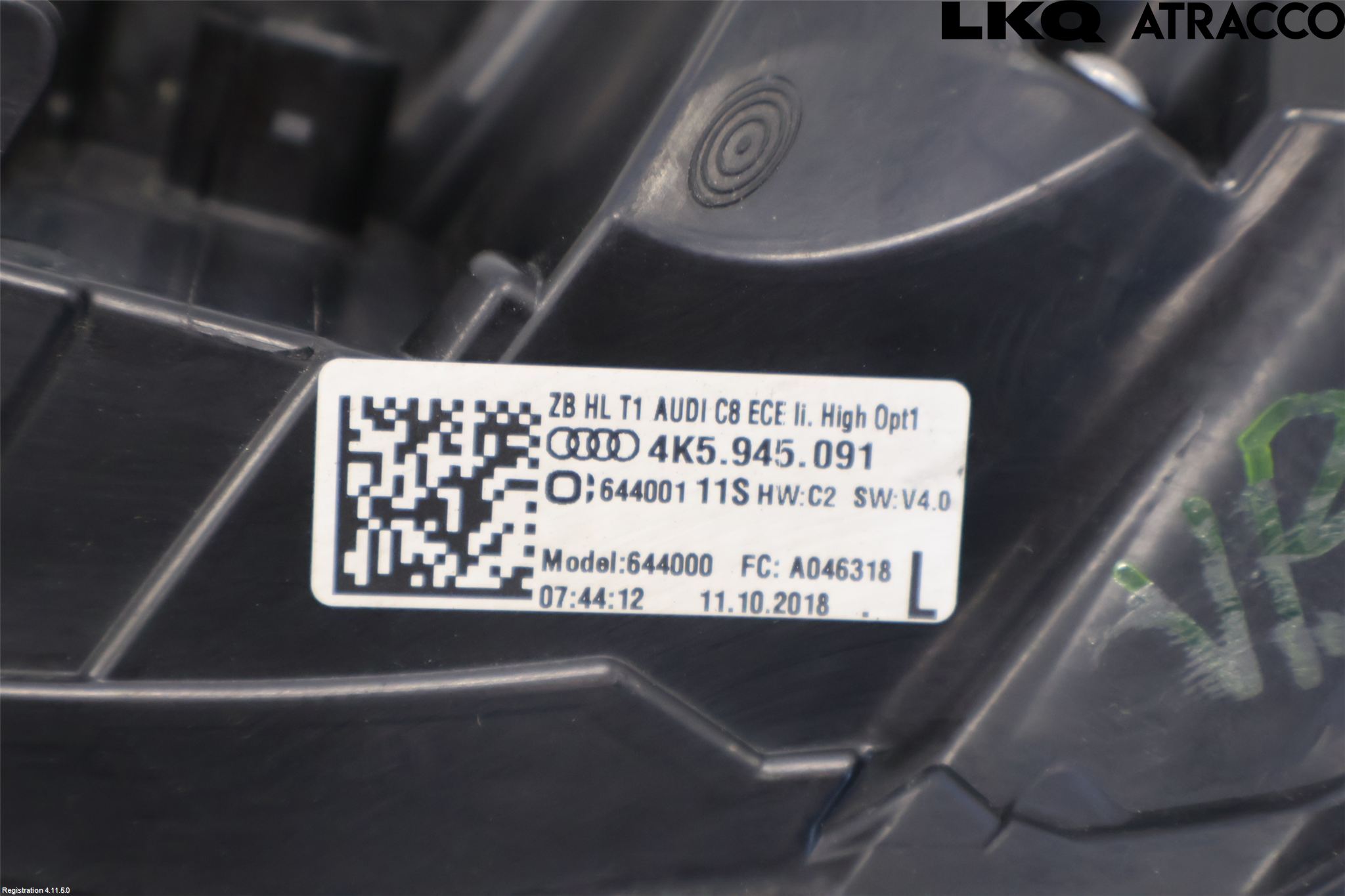 Audi A6 F2/C8 19- Bakljus Vänster