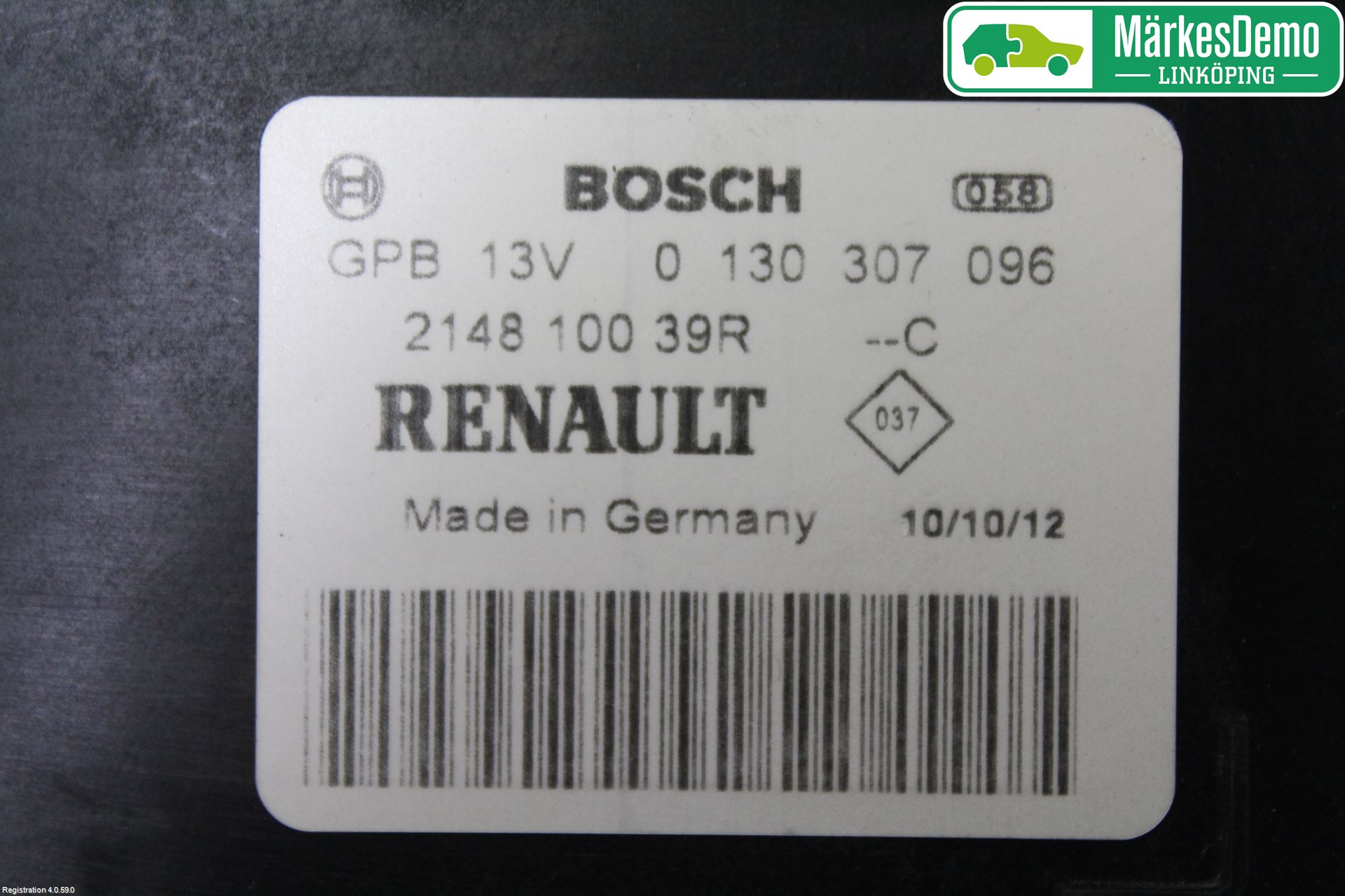 Renault LAGUNA III 11-15 Kylfläkt El