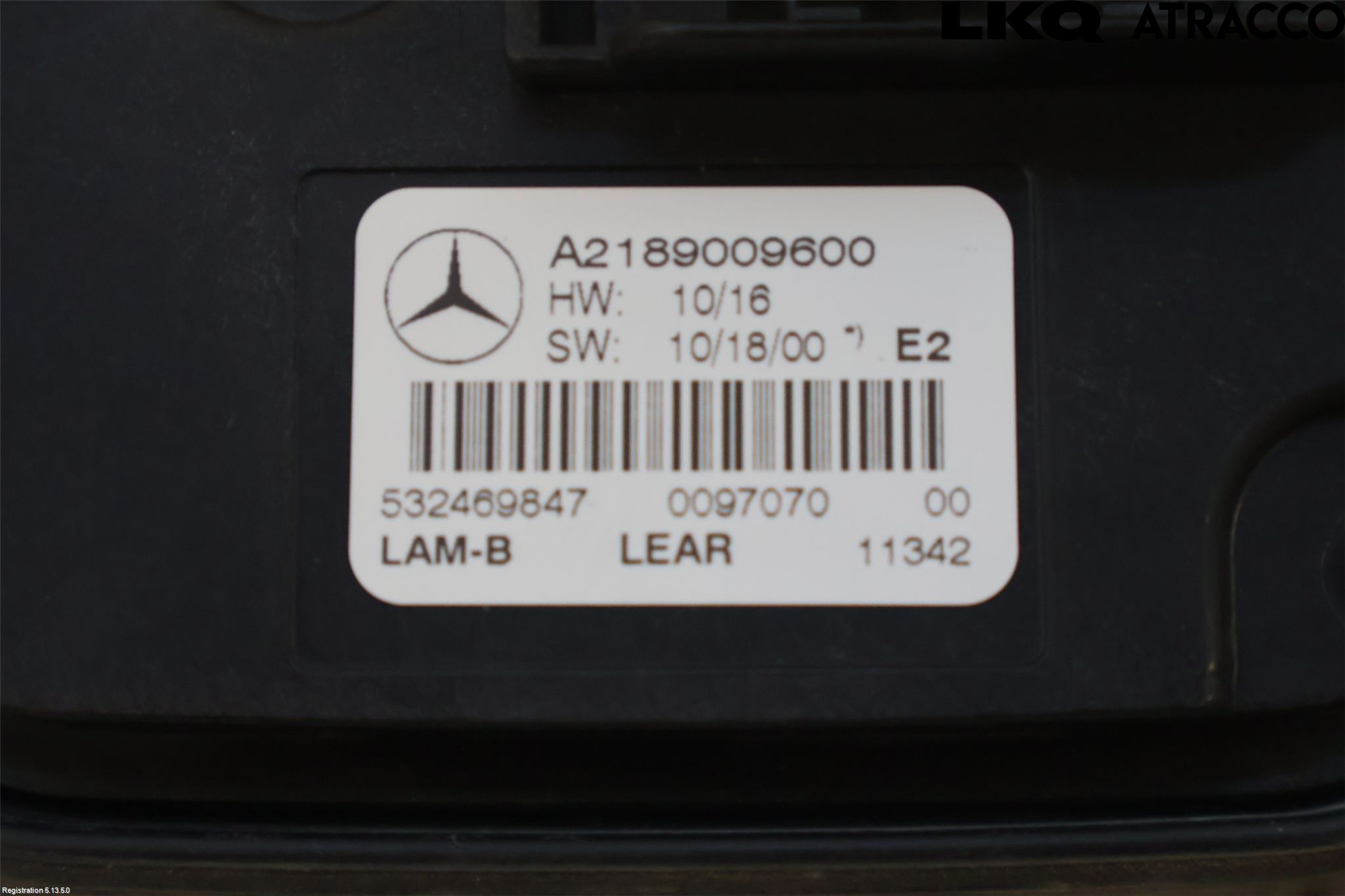 Mercedes-Benz MB C-KLASS (W204) 07-15 Styrenhet Strålkastare