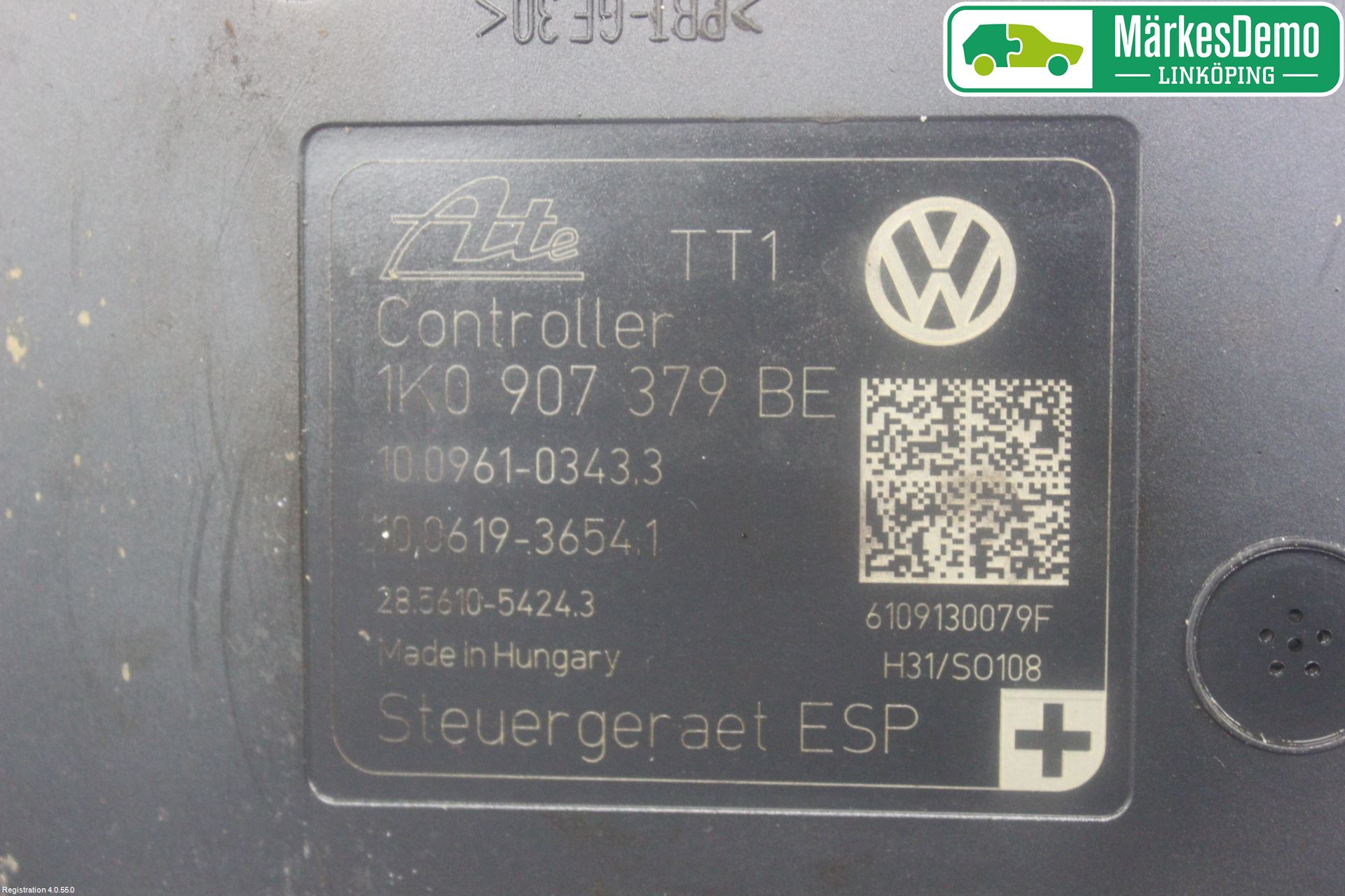 Volkswagen VW GOLF VI 09-13 Abs Hydraulaggregat