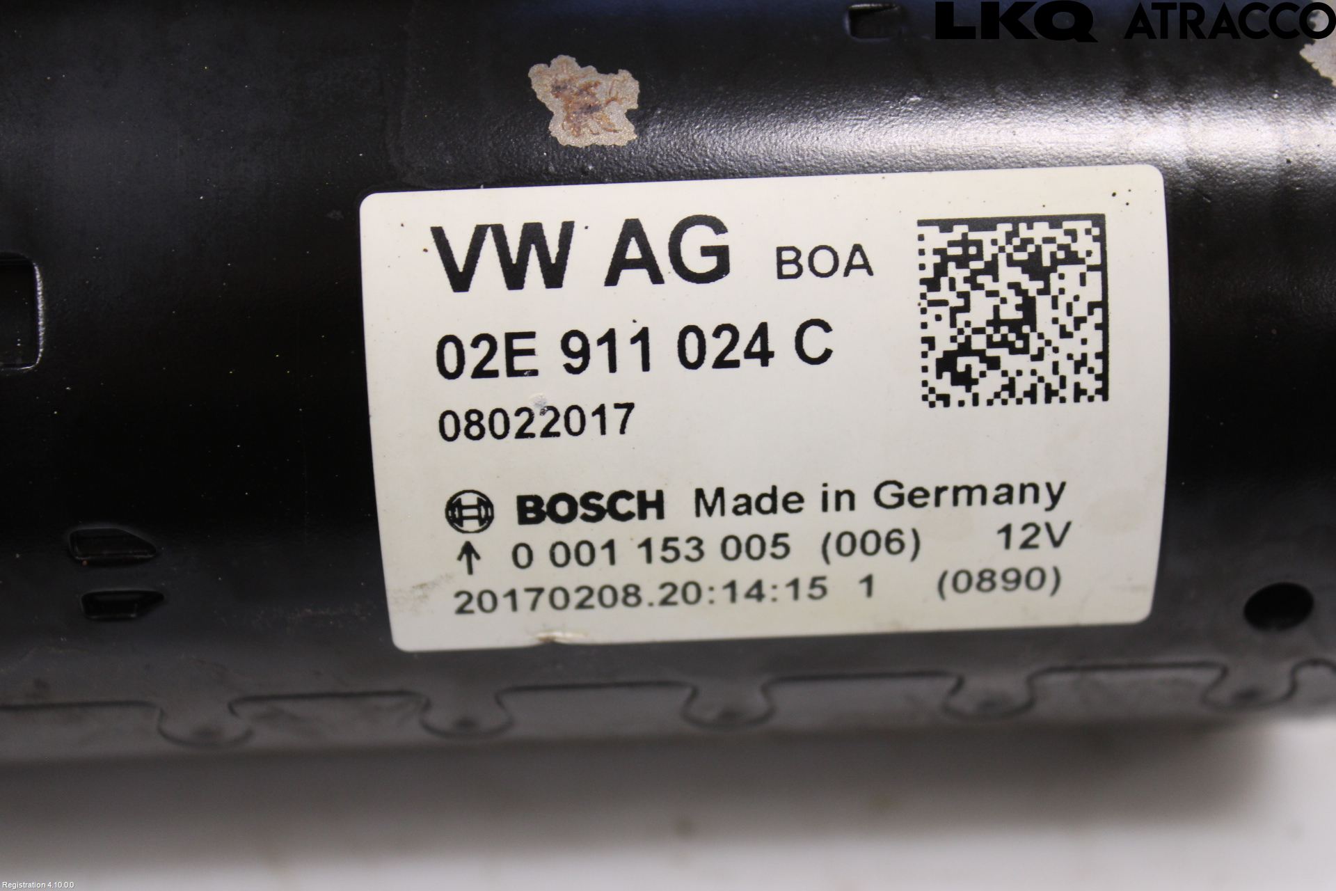 Volkswagen VW CADDY 16-20 Startmotor Diesel