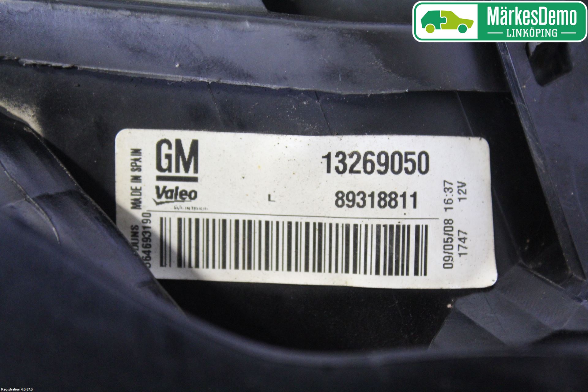 Opel CORSA D 07-14 Bakljus Vänster