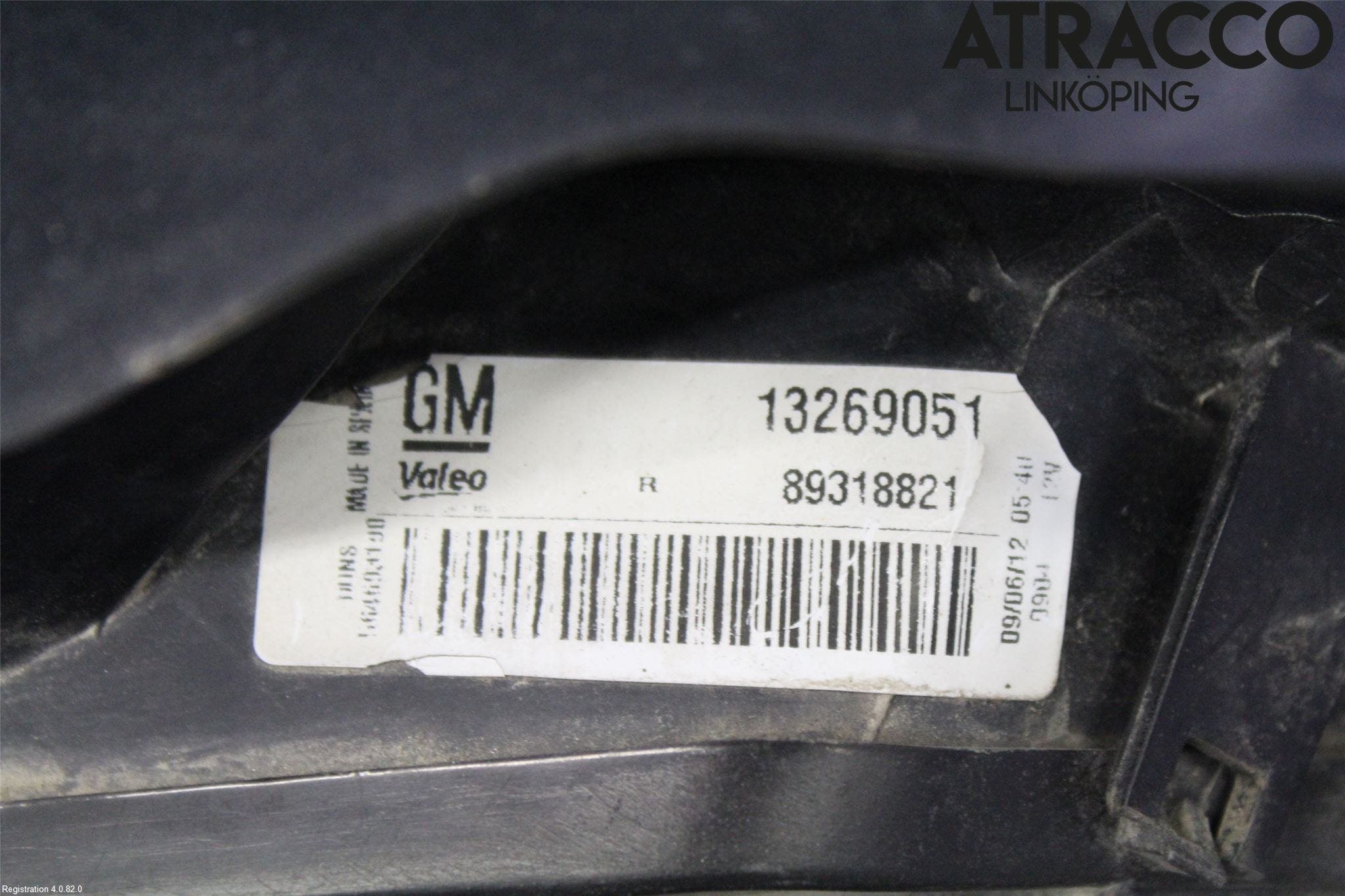 Opel CORSA D 07-14 Bakljus Höger